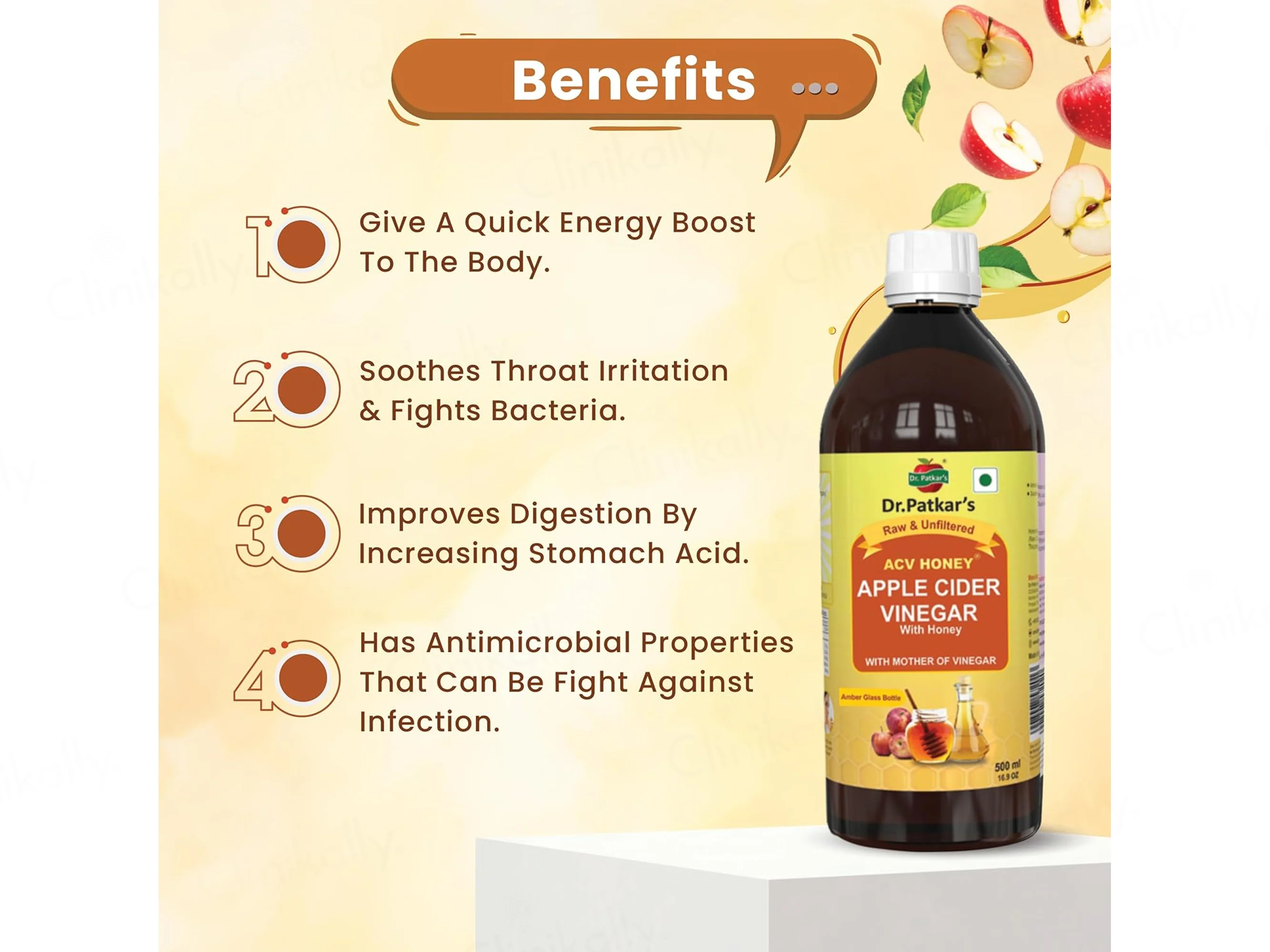 Dr. Patkar's ACV Honey Apple Cider Vinegar - Image 5