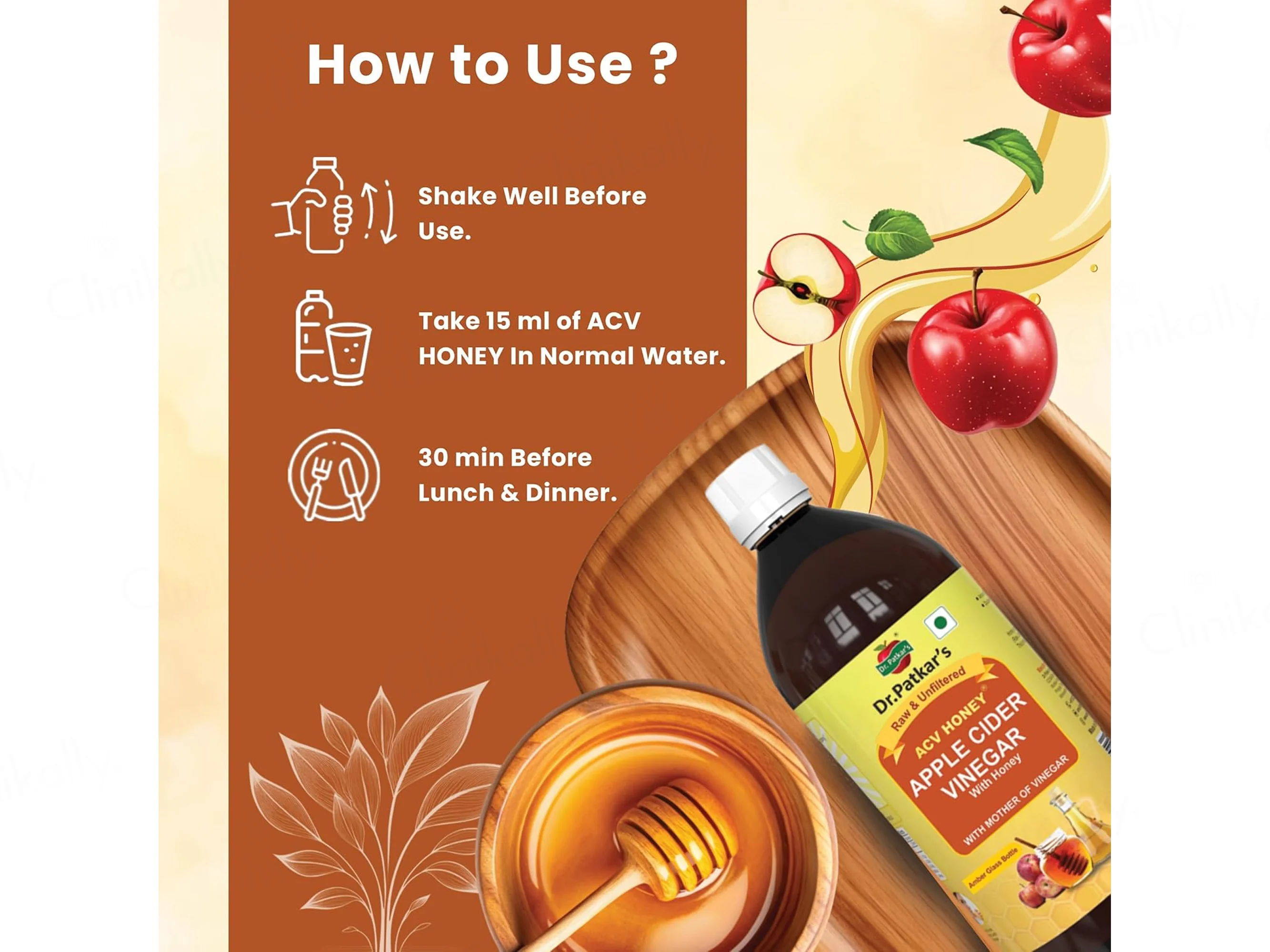 Dr. Patkar's ACV Honey Apple Cider Vinegar - Image 6