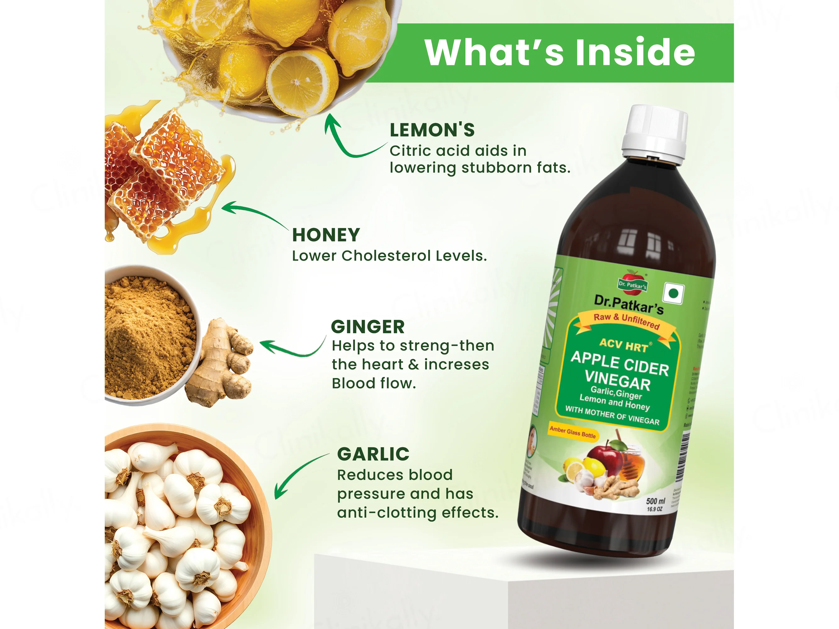 Dr. Patkar's ACV HRT Apple Cider Vinegar - Image 3