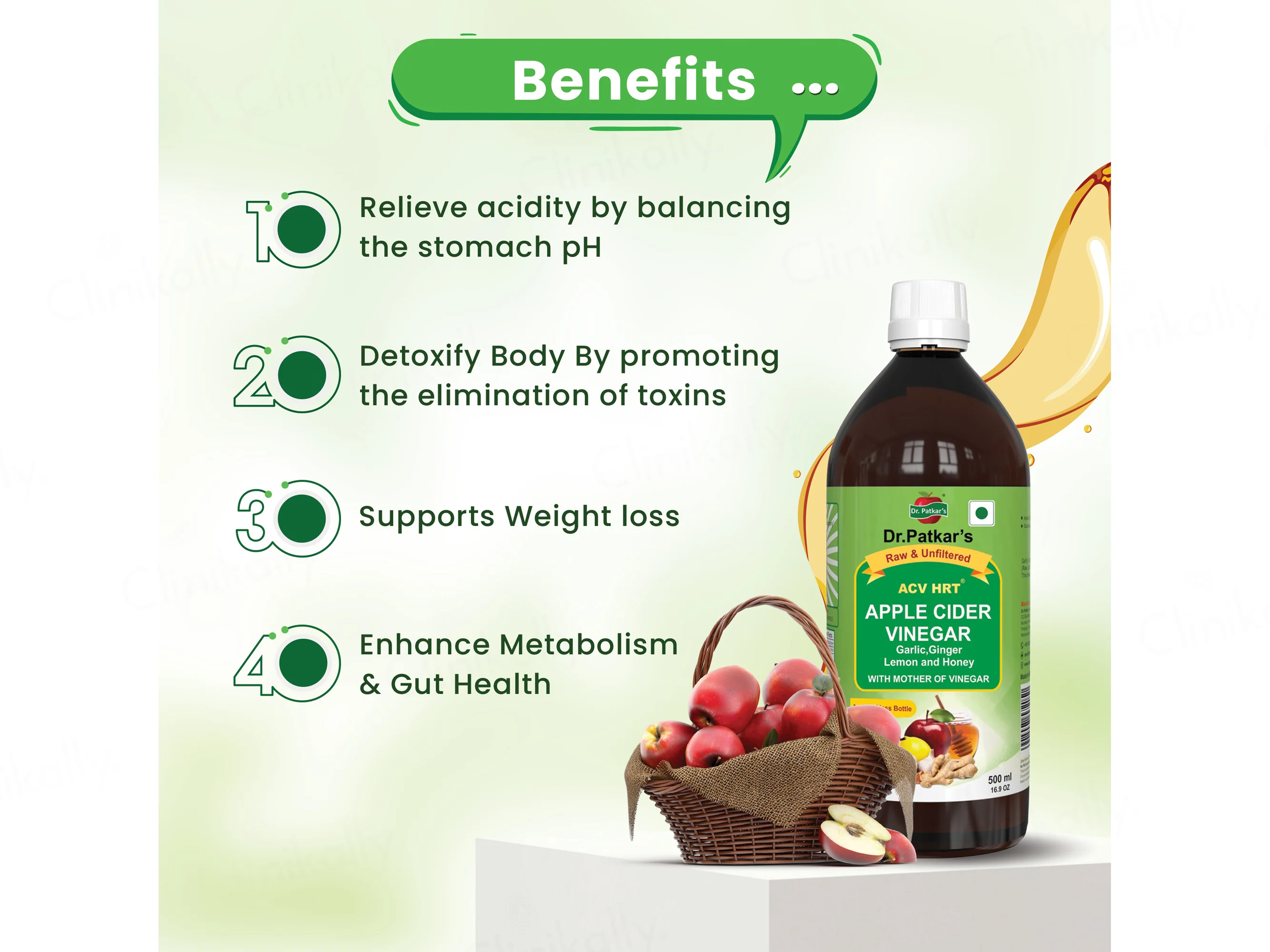 Dr. Patkar's ACV HRT Apple Cider Vinegar - Image 4