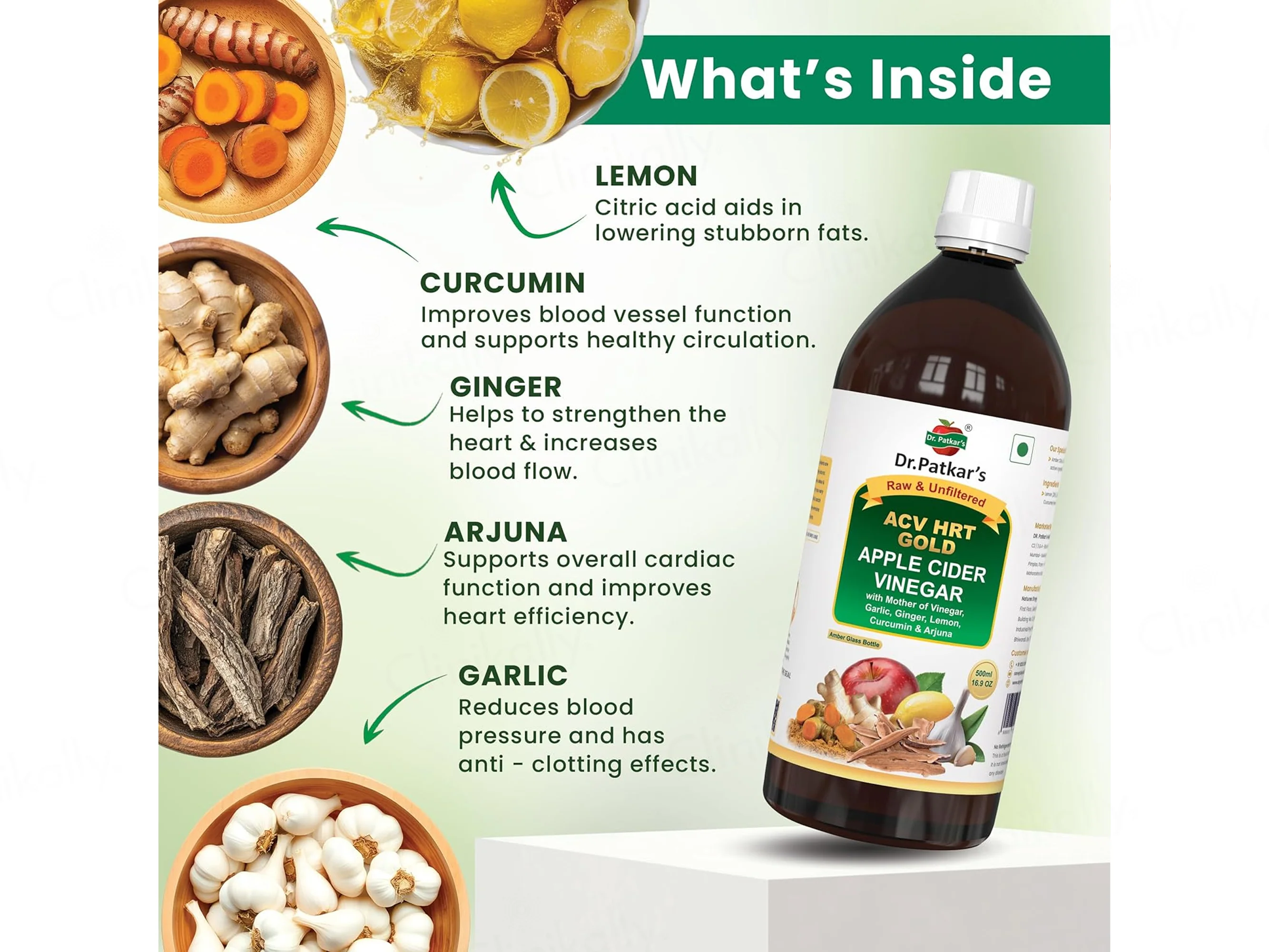 Dr. Patkar's ACV HRT Gold Apple Cider Vinegar - Image 11