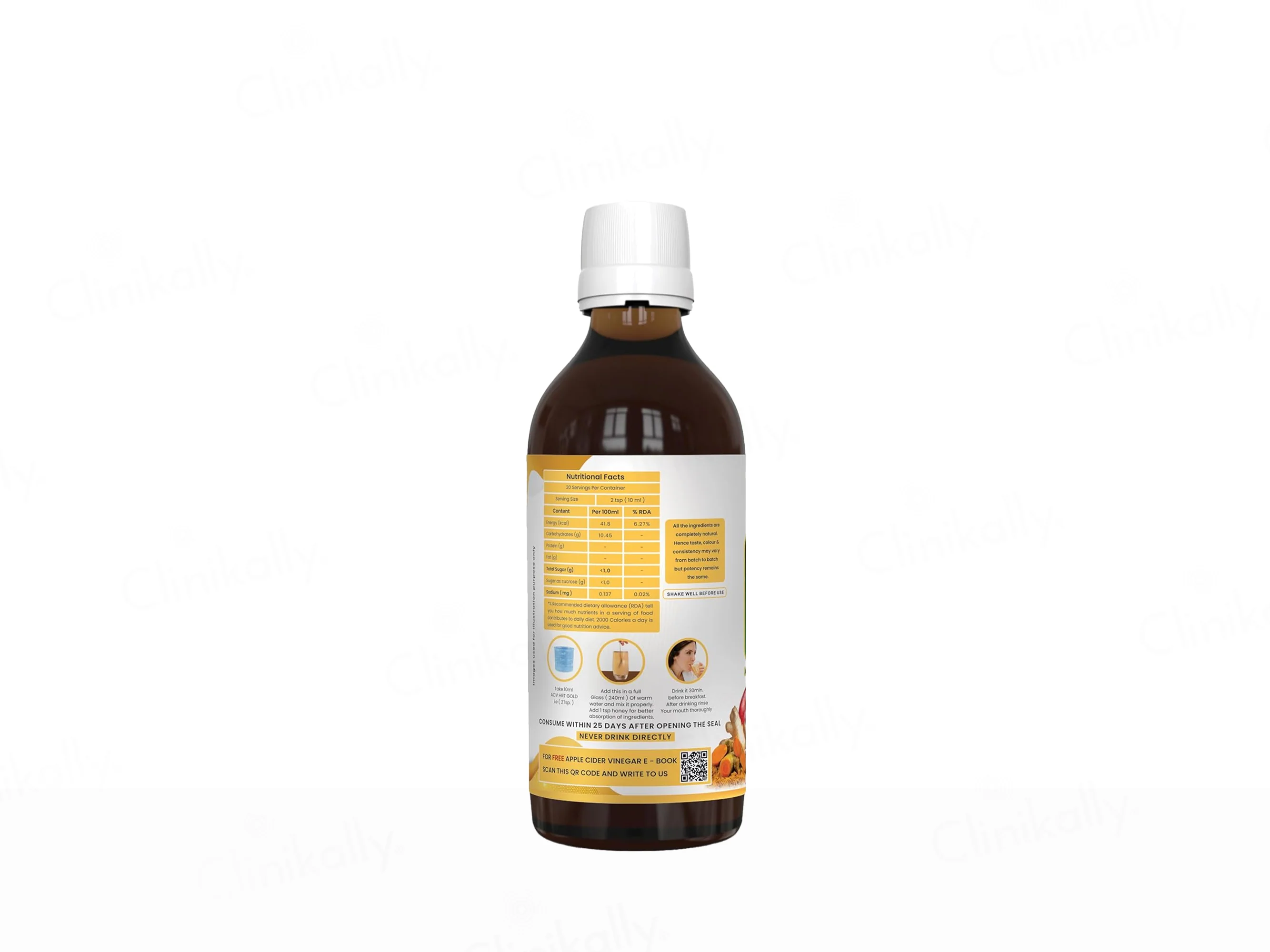 Dr. Patkar's ACV HRT Gold Apple Cider Vinegar - Image 3