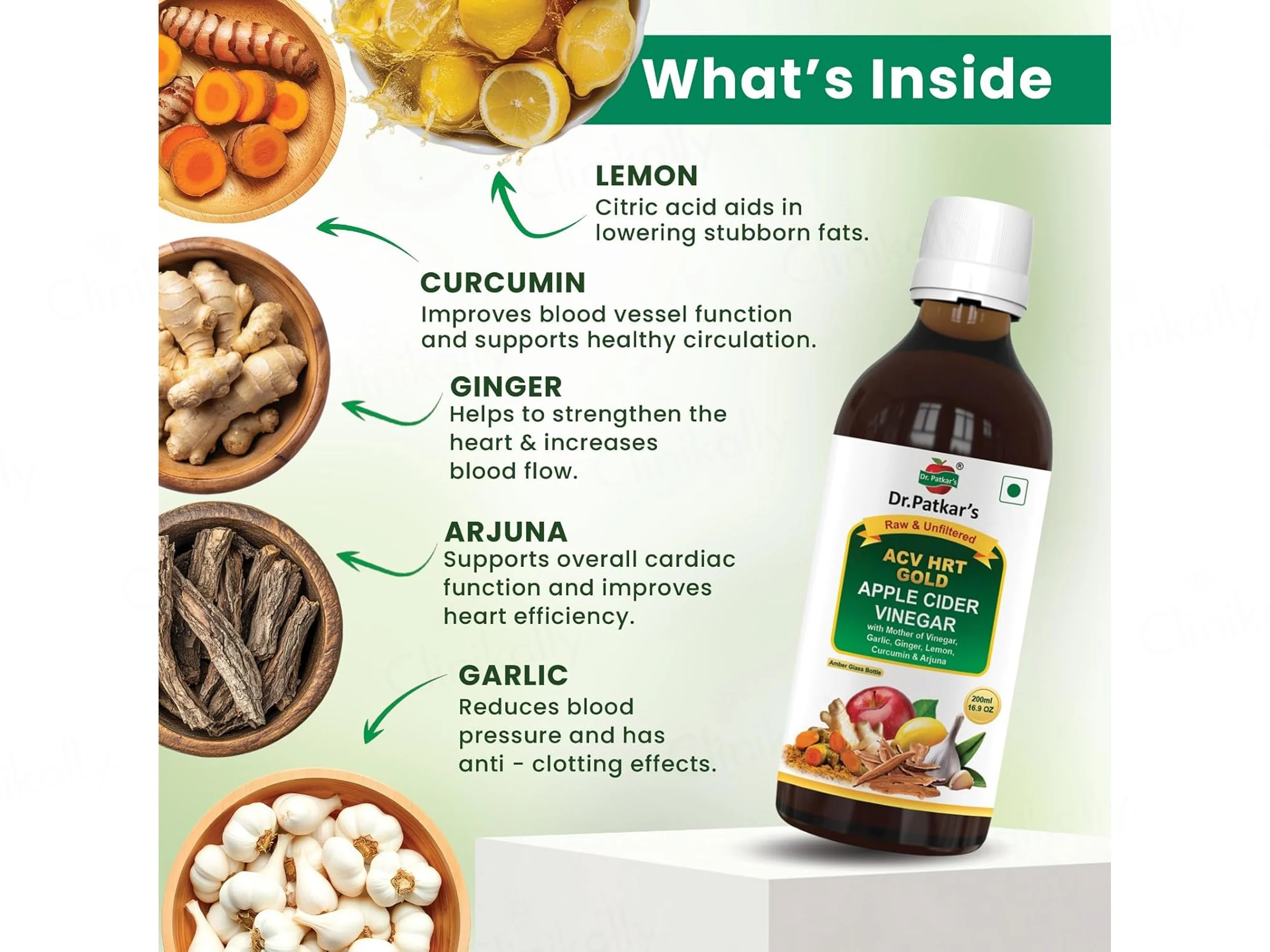 Dr. Patkar's ACV HRT Gold Apple Cider Vinegar - Image 5