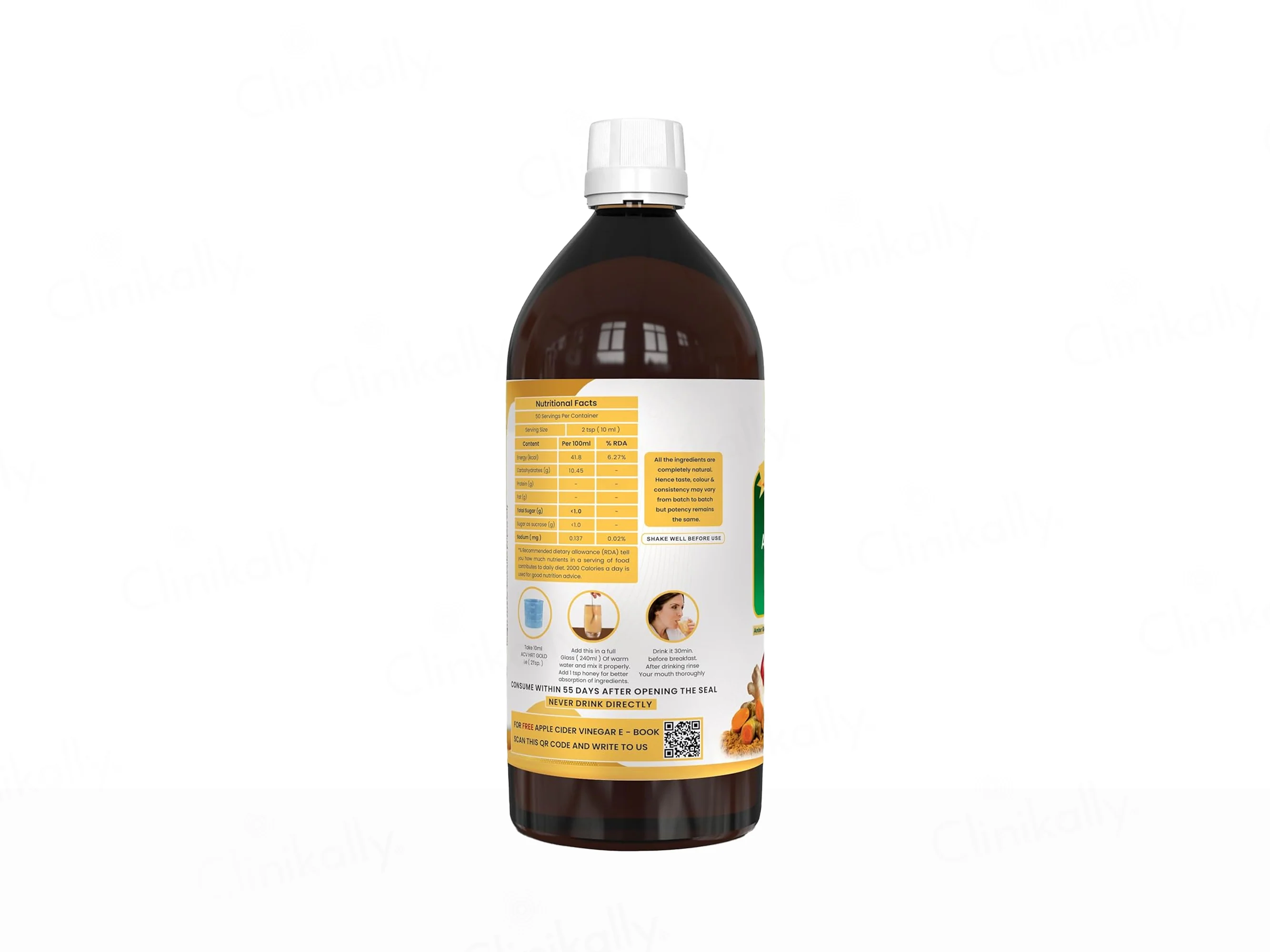 Dr. Patkar's ACV HRT Gold Apple Cider Vinegar - Image 9