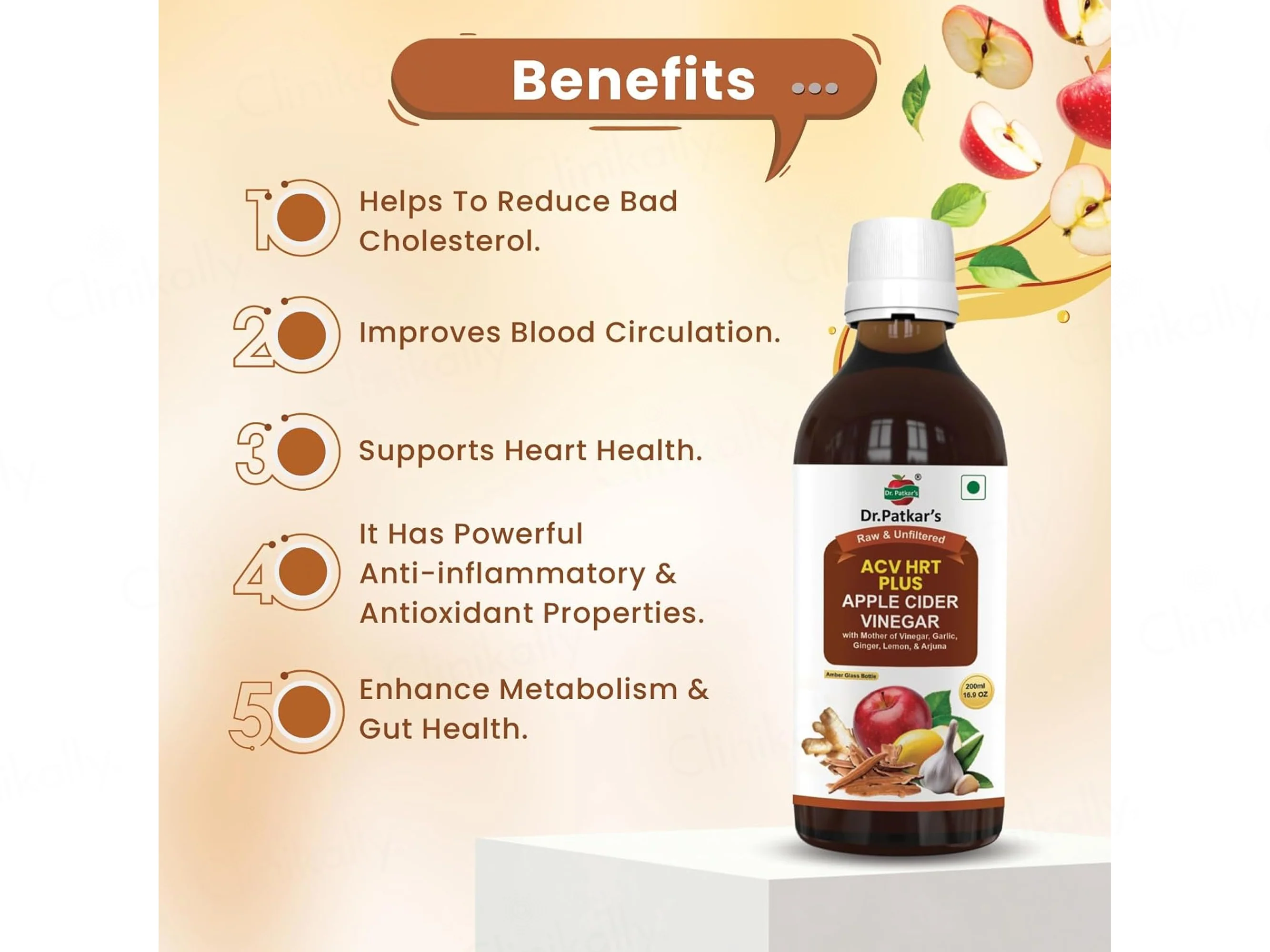 Dr. Patkar's ACV HRT Plus Apple Cider Vinegar - Image 4