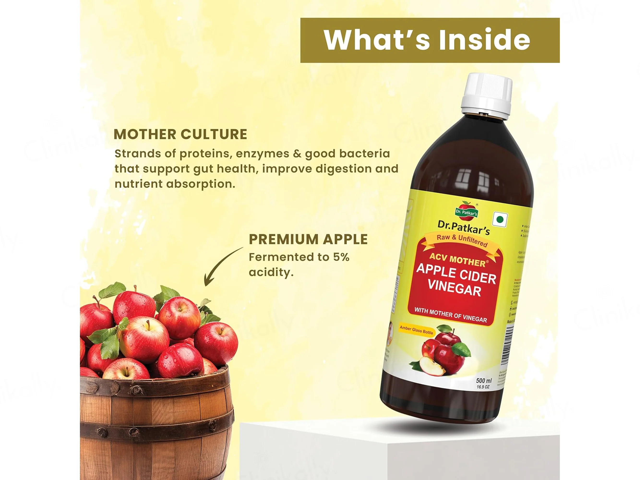 Dr. Patkar's ACV Mother Apple Cider Vinegar - Image 11