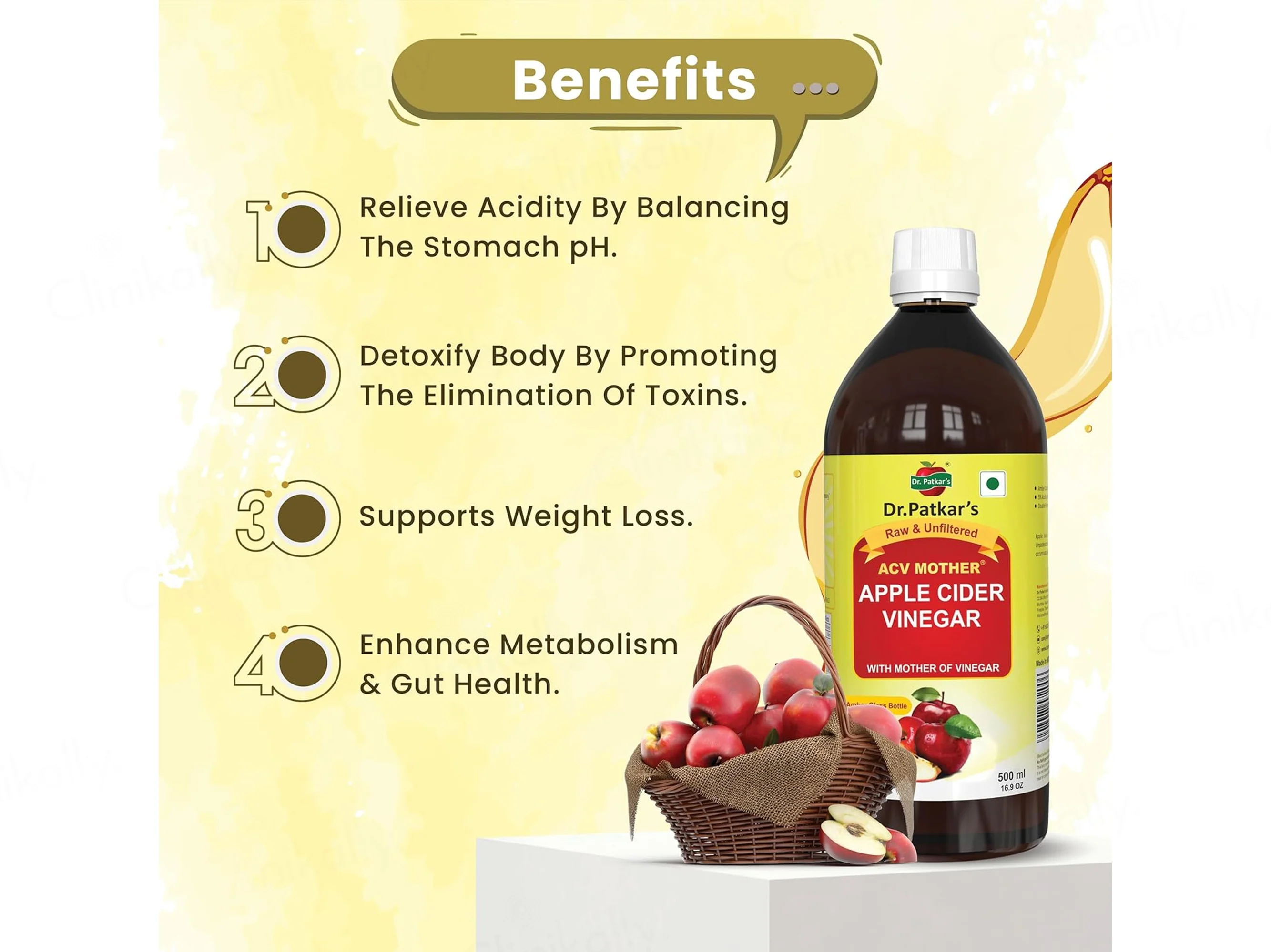 Dr. Patkar's ACV Mother Apple Cider Vinegar - Image 12