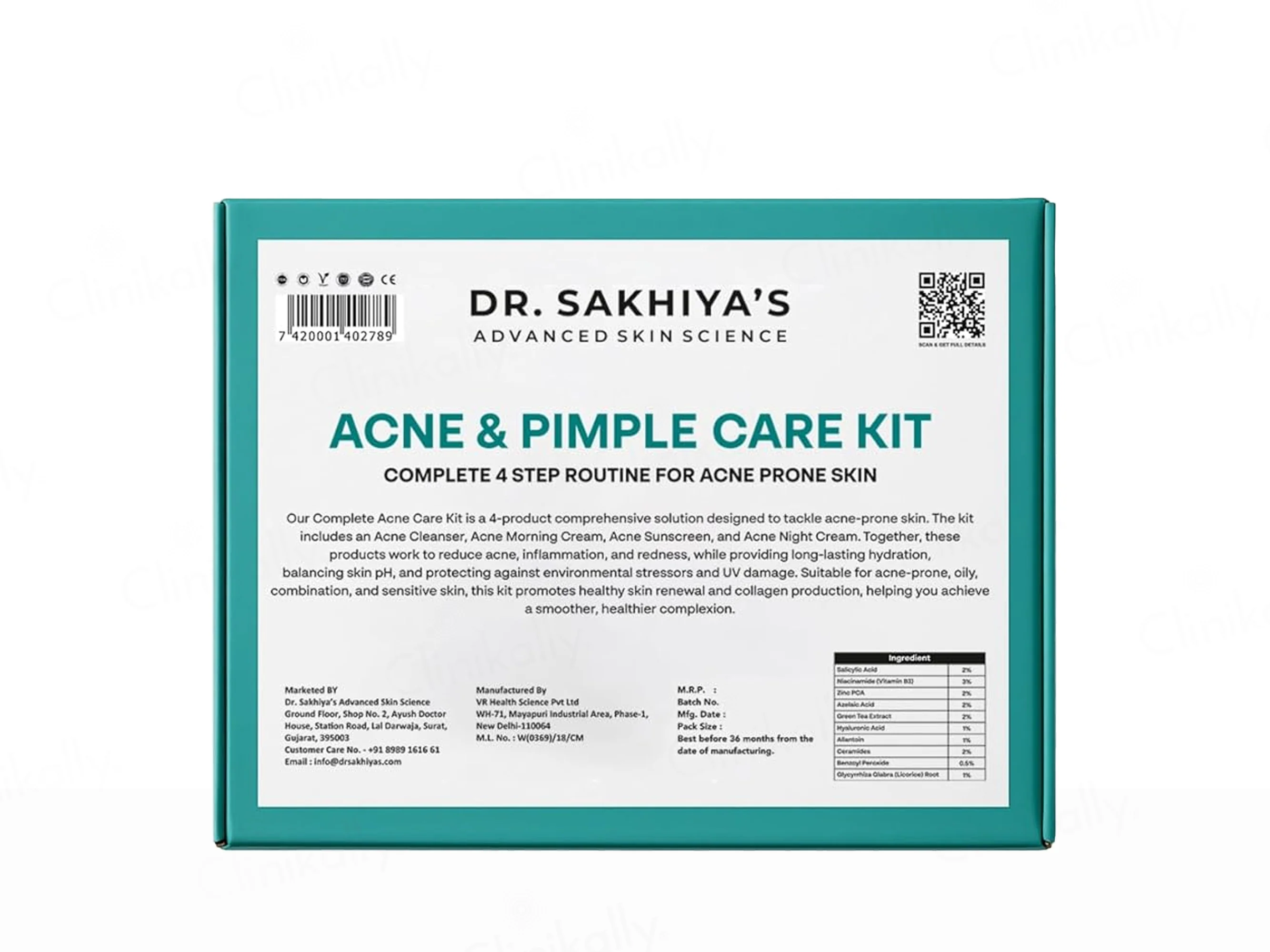 Dr. Sakhiya’s Acne & Pimple Care Kit - Image 9