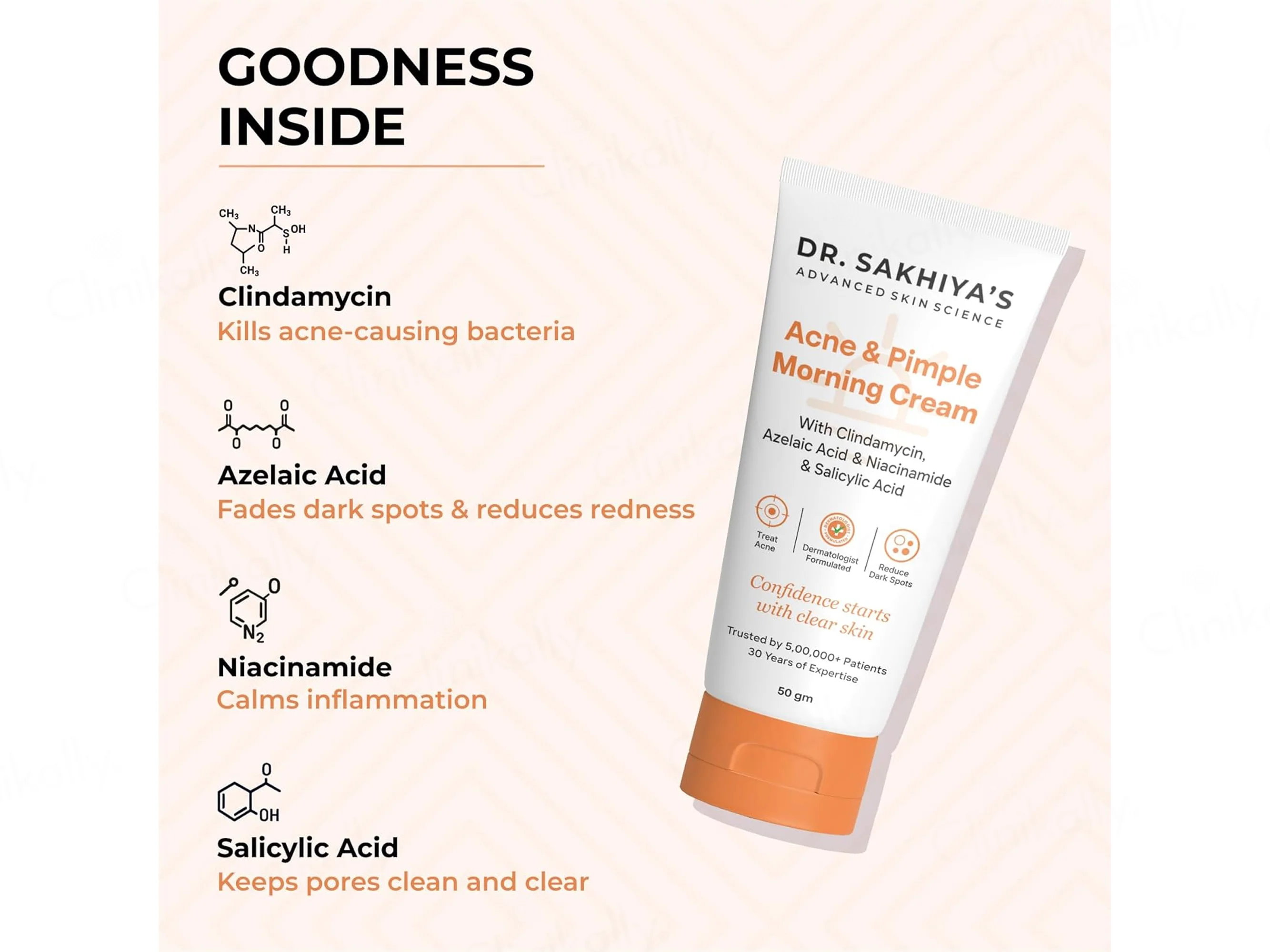 Dr. Sakhiya’s Acne & Pimple Morning Cream - Image 3