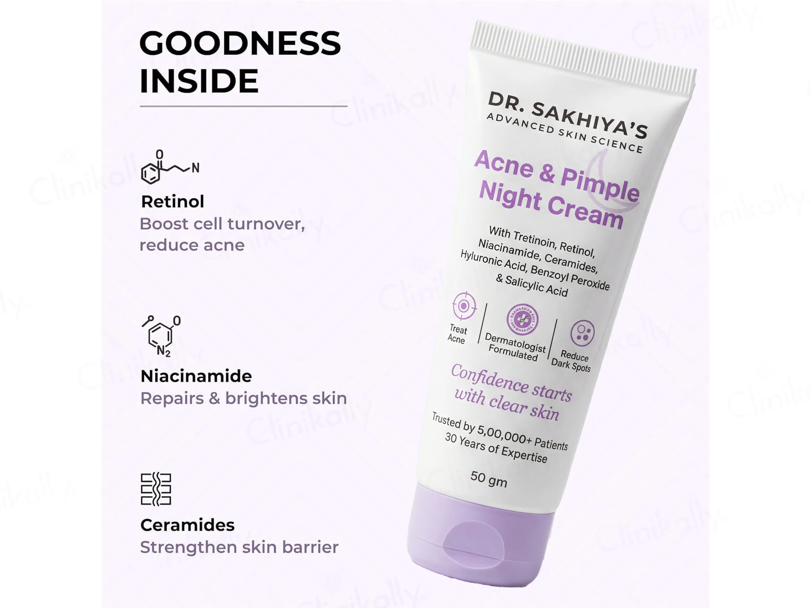 Dr. Sakhiya’s Acne & Pimple Night Cream - Image 3