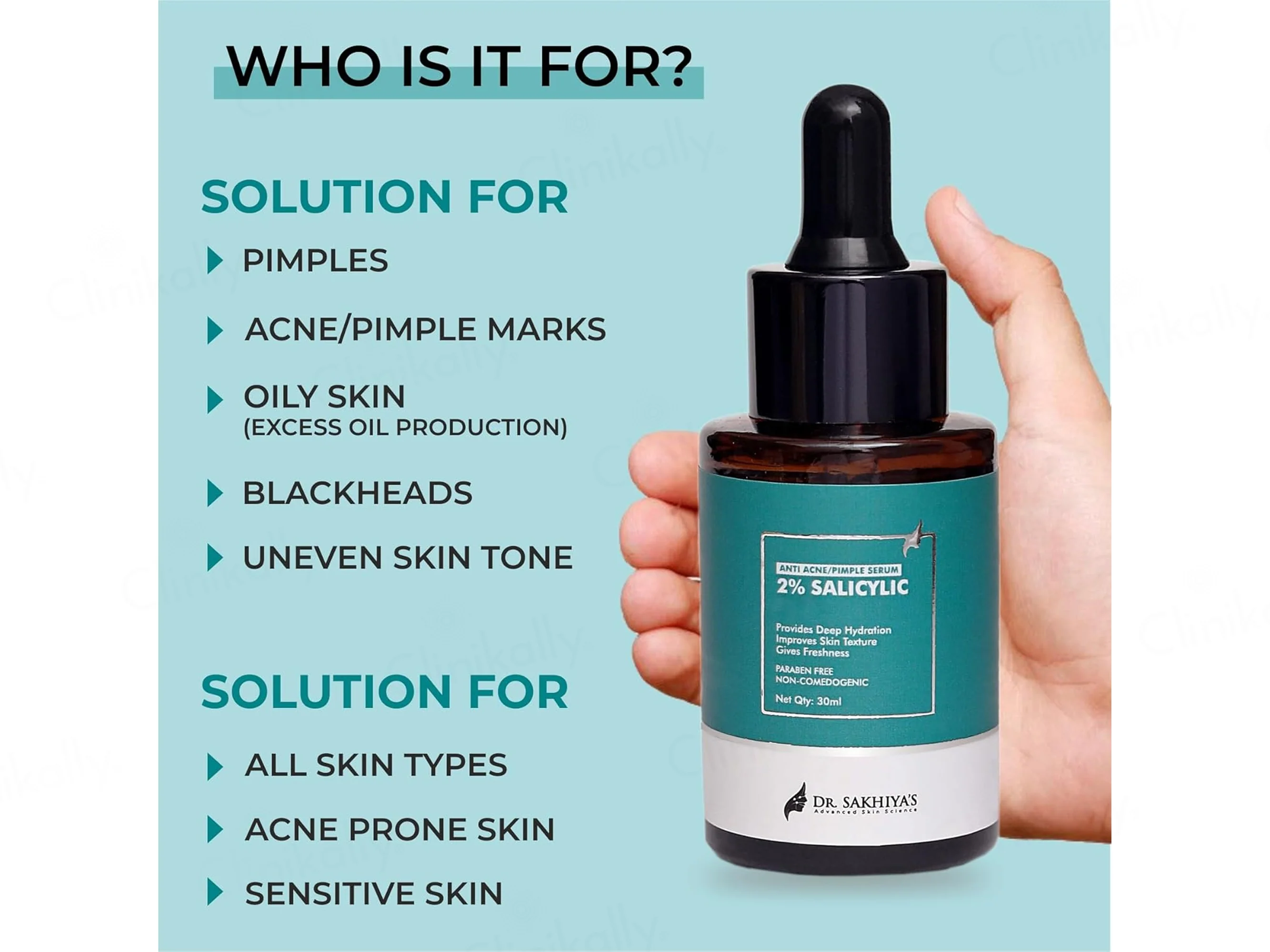 Dr. Sakhiya’s Acne & Pimple Serum - Image 2