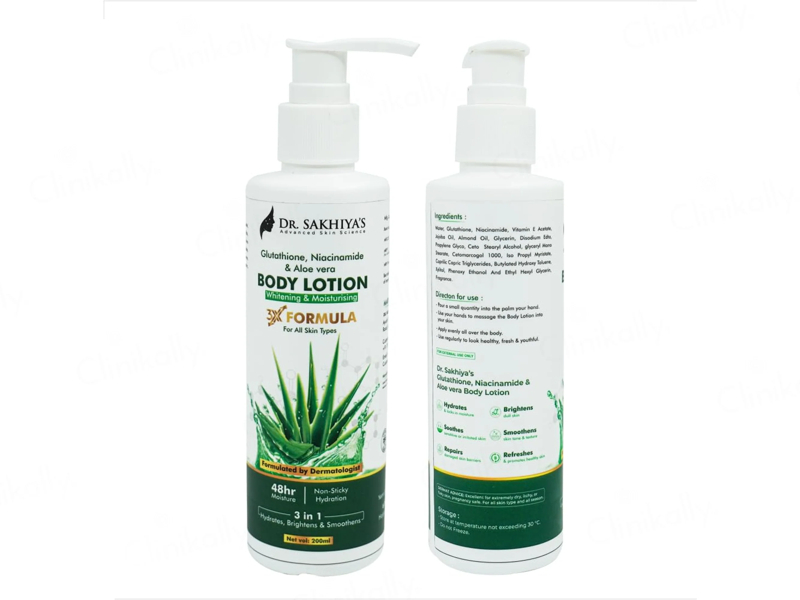 Dr. Sakhiya’s Aloe Vera Whitening & Moisturising Body Lotion - Image 9