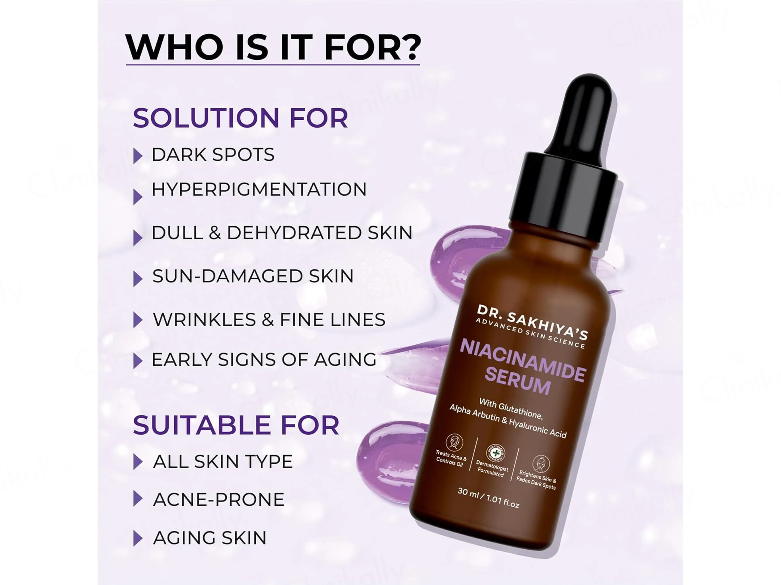 Dr. Sakhiya’s Niacinamide Face Serum - Image 4