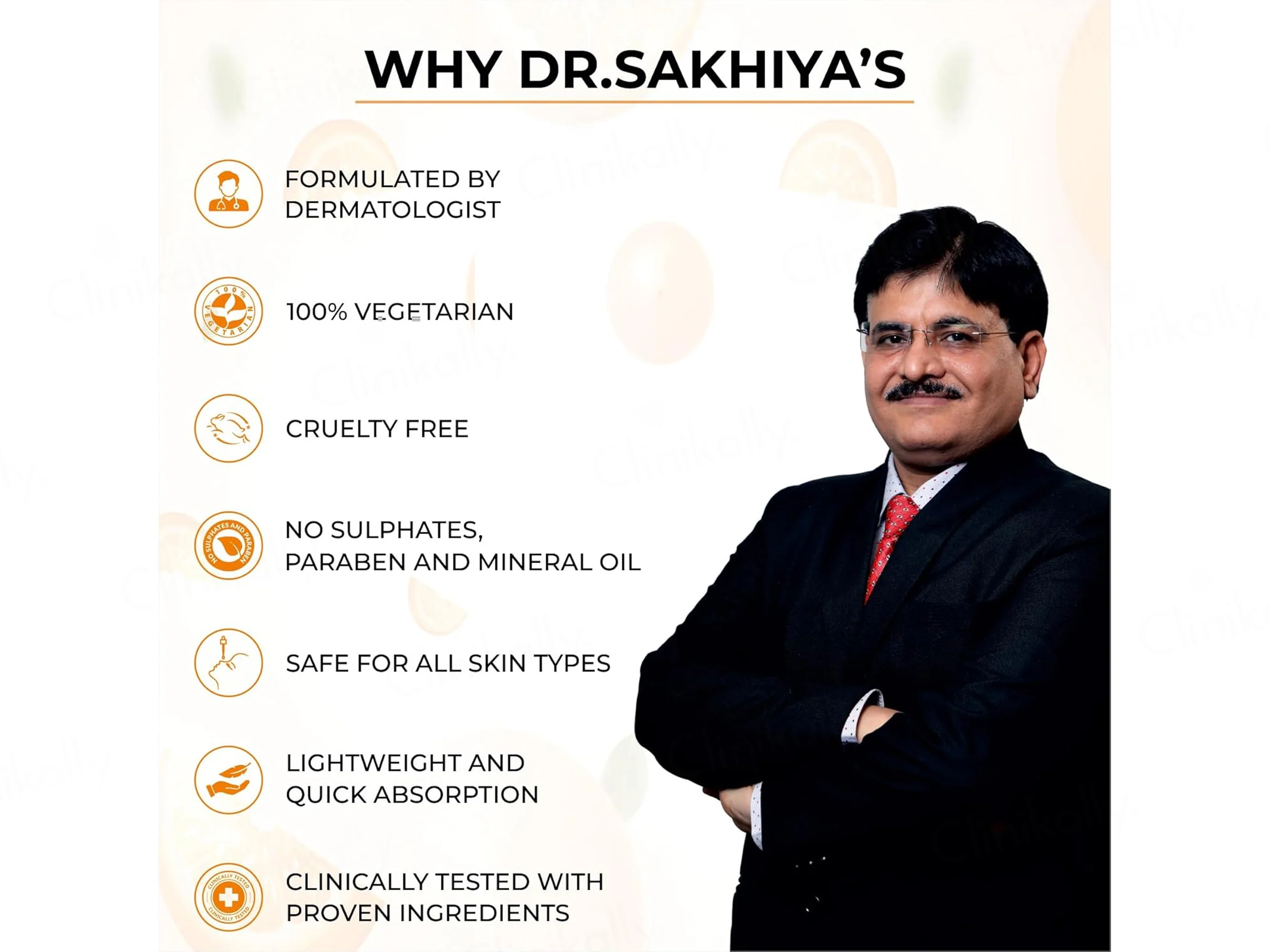 Dr. Sakhiya’s Vitamin C Skin Brightening Face Wash - Image 7