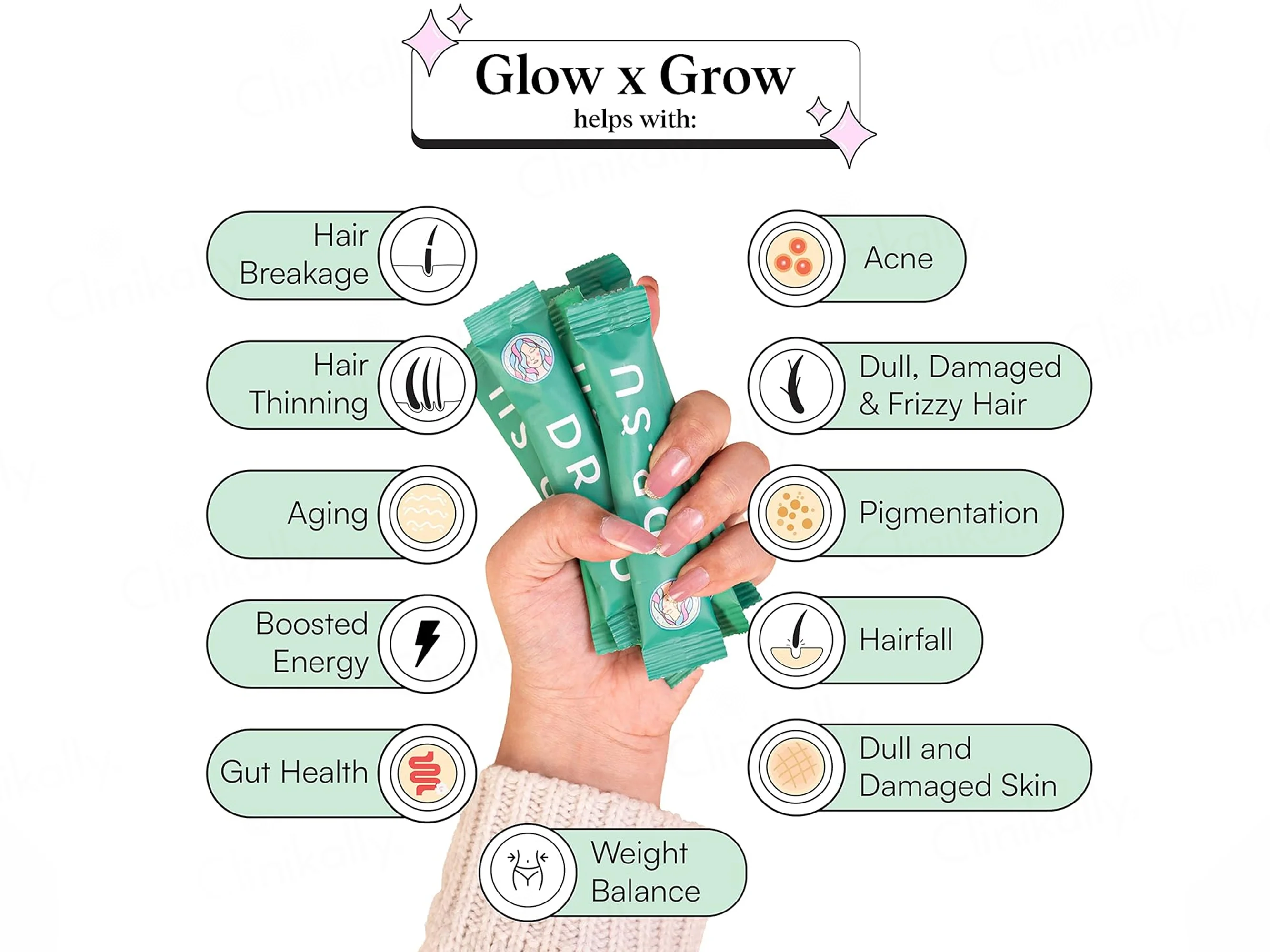Dr. Su Glow x Grow Skin, Hair & Gut Supplement Powder - Image 2
