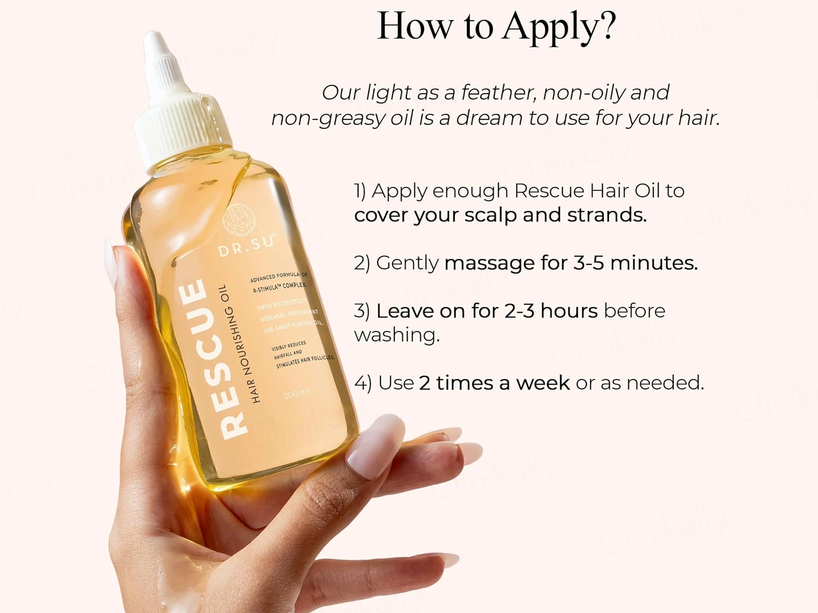 Dr. Su Rescue Hair Nourishing Oil - Image 9