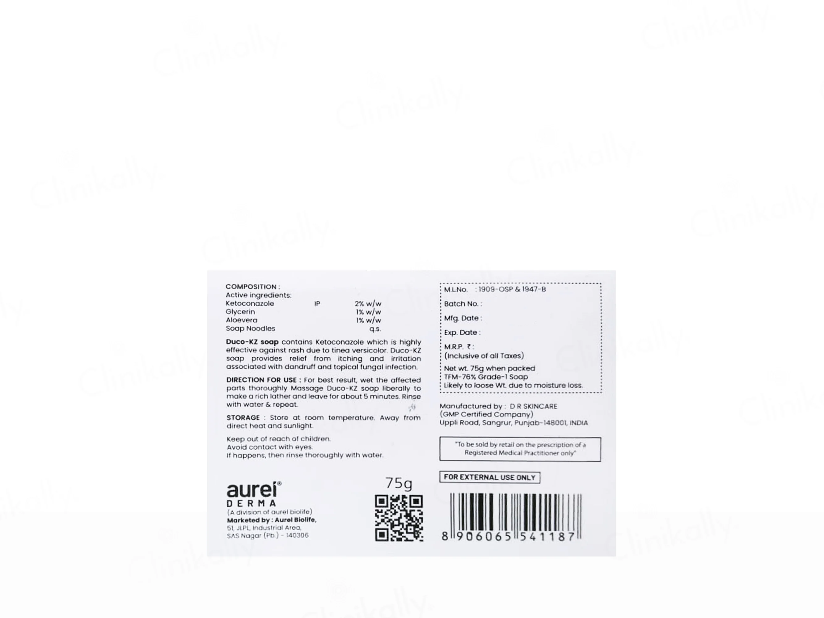 Duco-KZ Medicated Anti-Dandruff Soap - Image 3