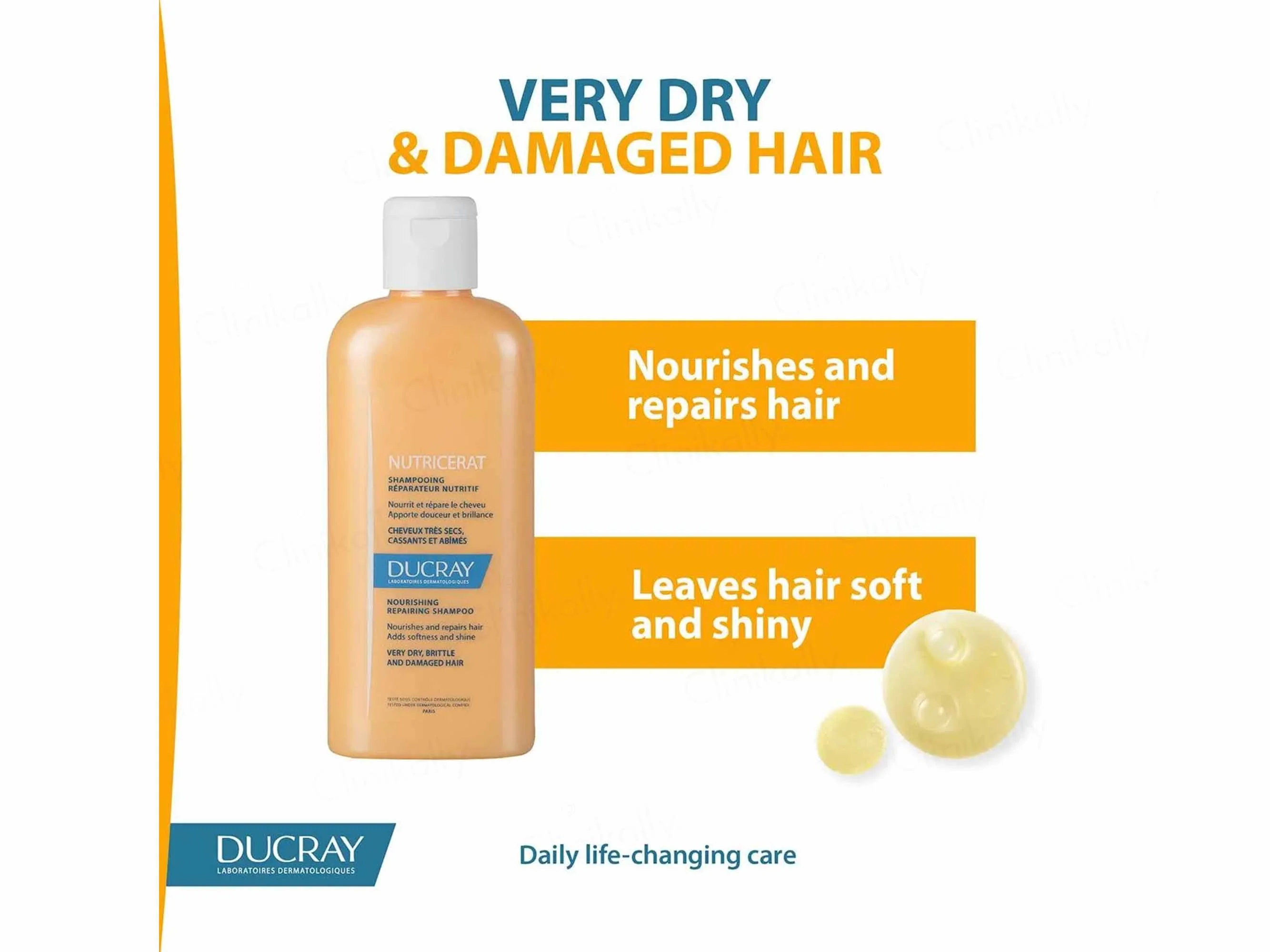 Ducray Nutricerat Nourishing Repairing Shampoo - Image 2