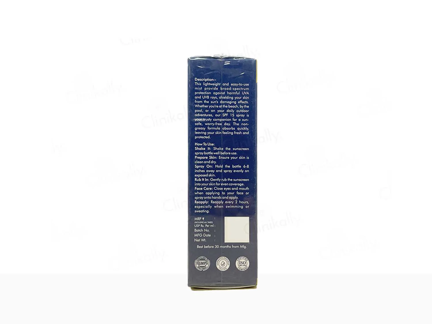 D'Vacos Baby Sunscreen Spray SPF 15 - Image 4