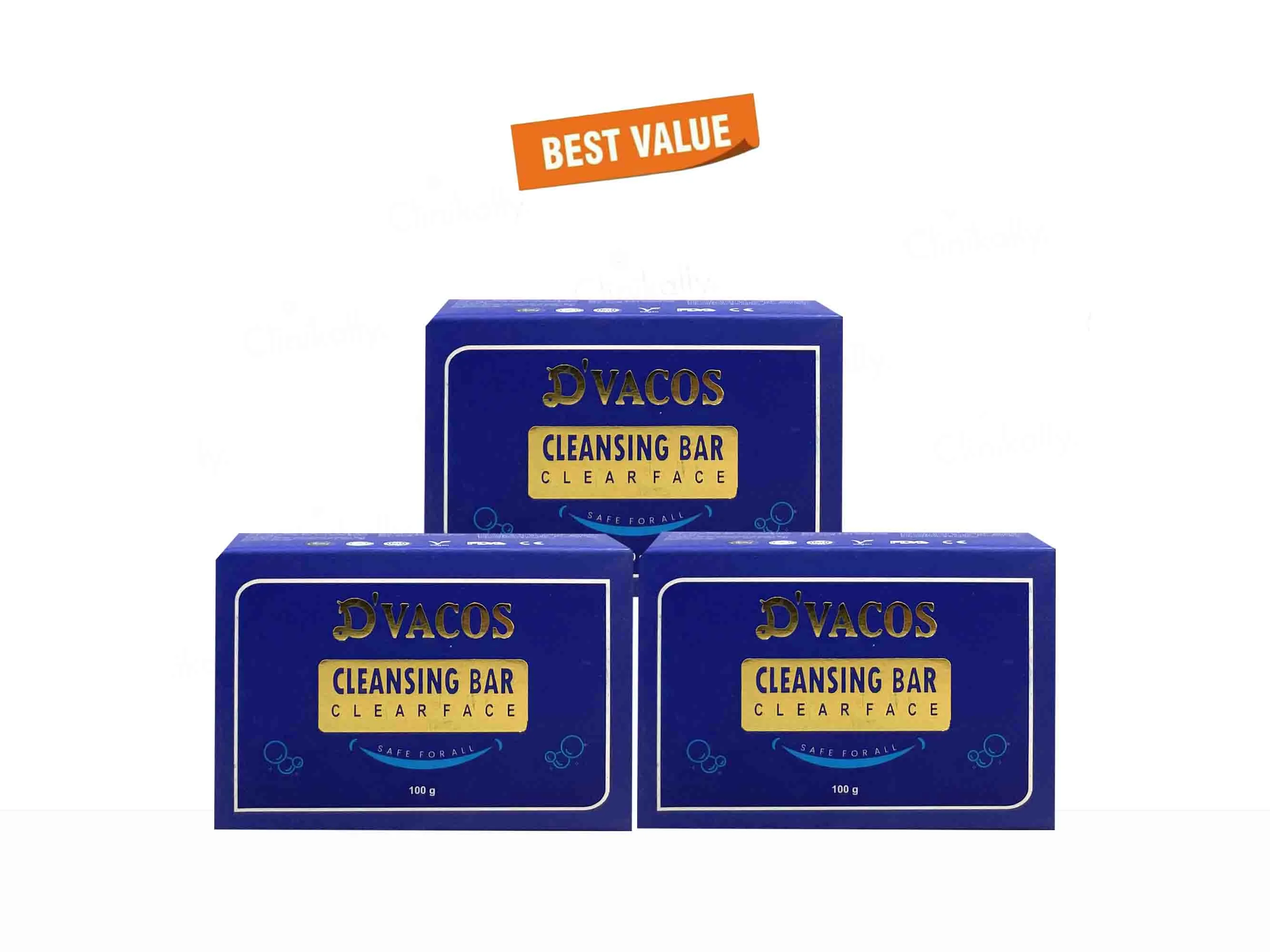 D'Vacos Clear Face Cleansing Bar - Image 4