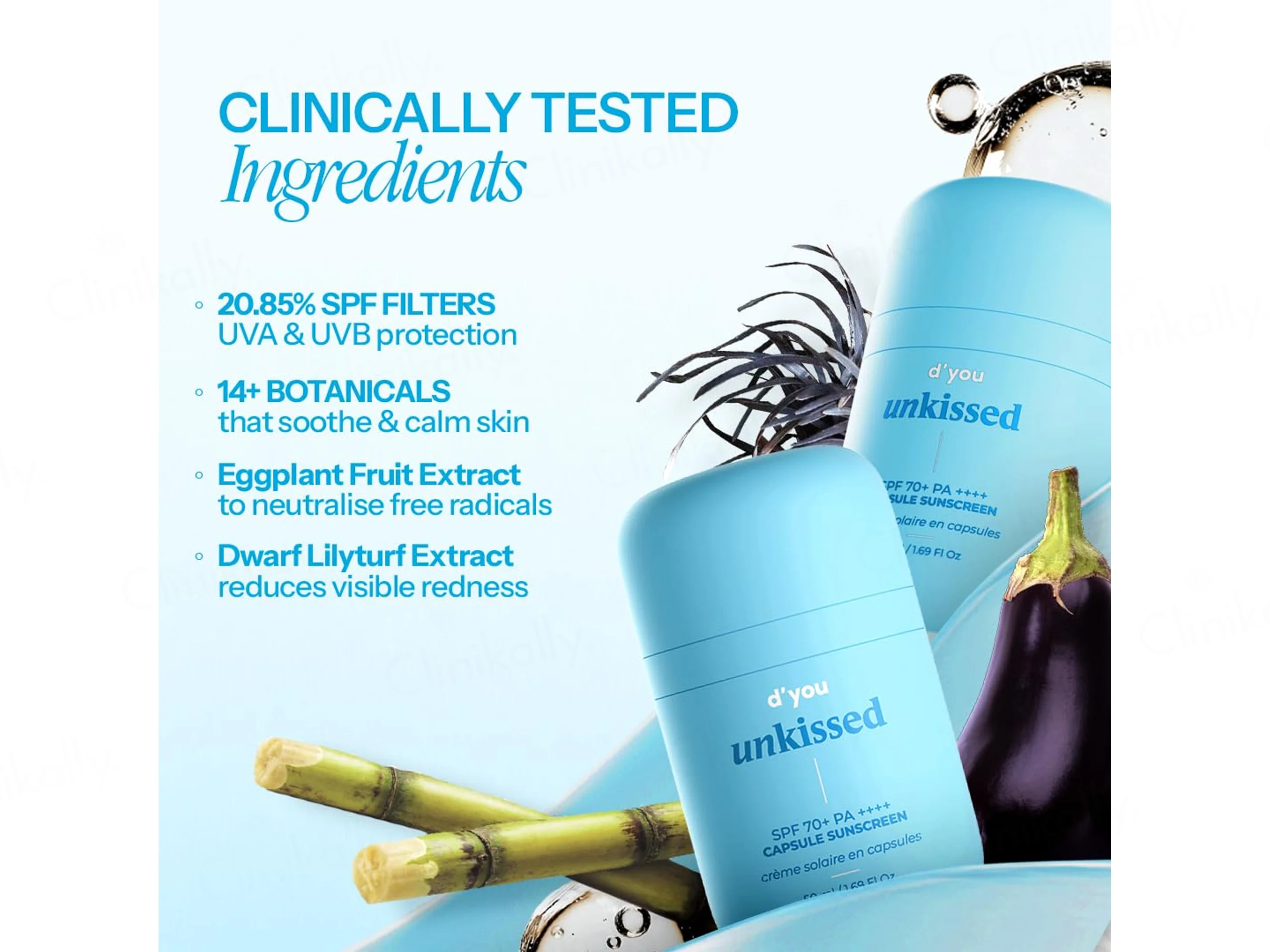 d'you Unkissed Capsule Sunscreen SPF 70+ PA++++ - Image 9