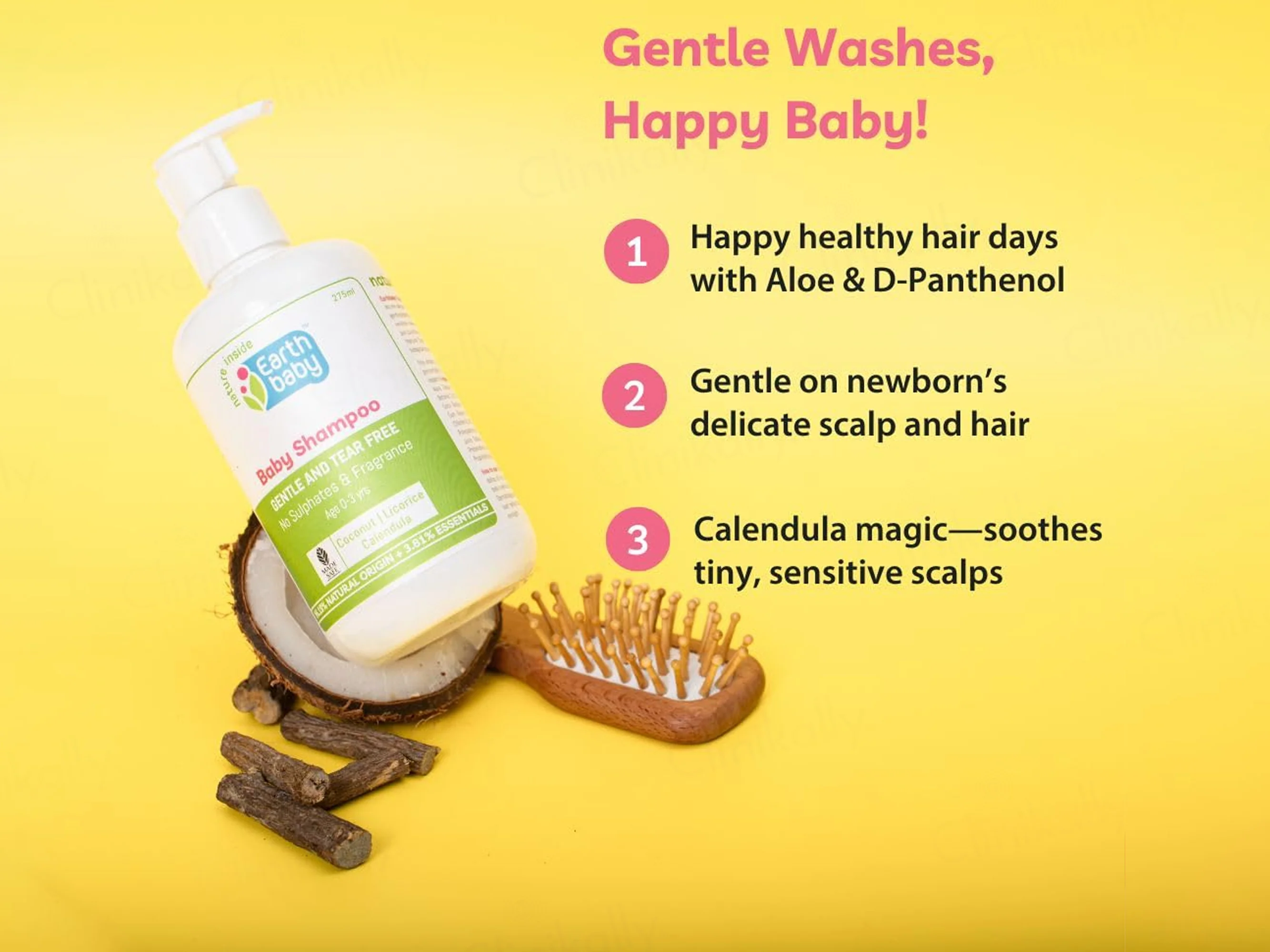 Earth Baby Gentle & Tear Free Baby Shampoo - Image 3