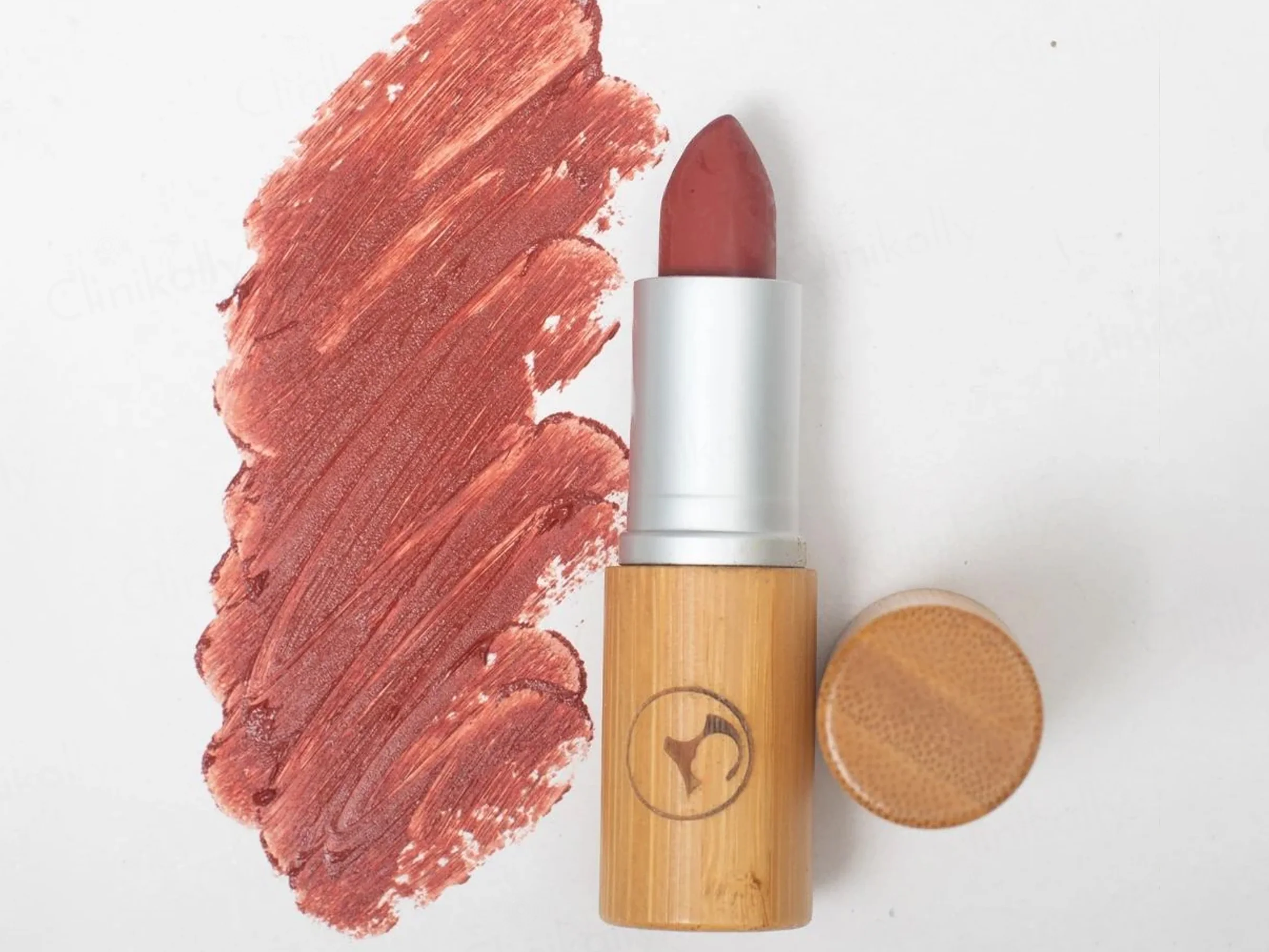 Earth Baby Lip-Nourishing Colour Lipstick Au Naturale - Wood Brown - Image 2