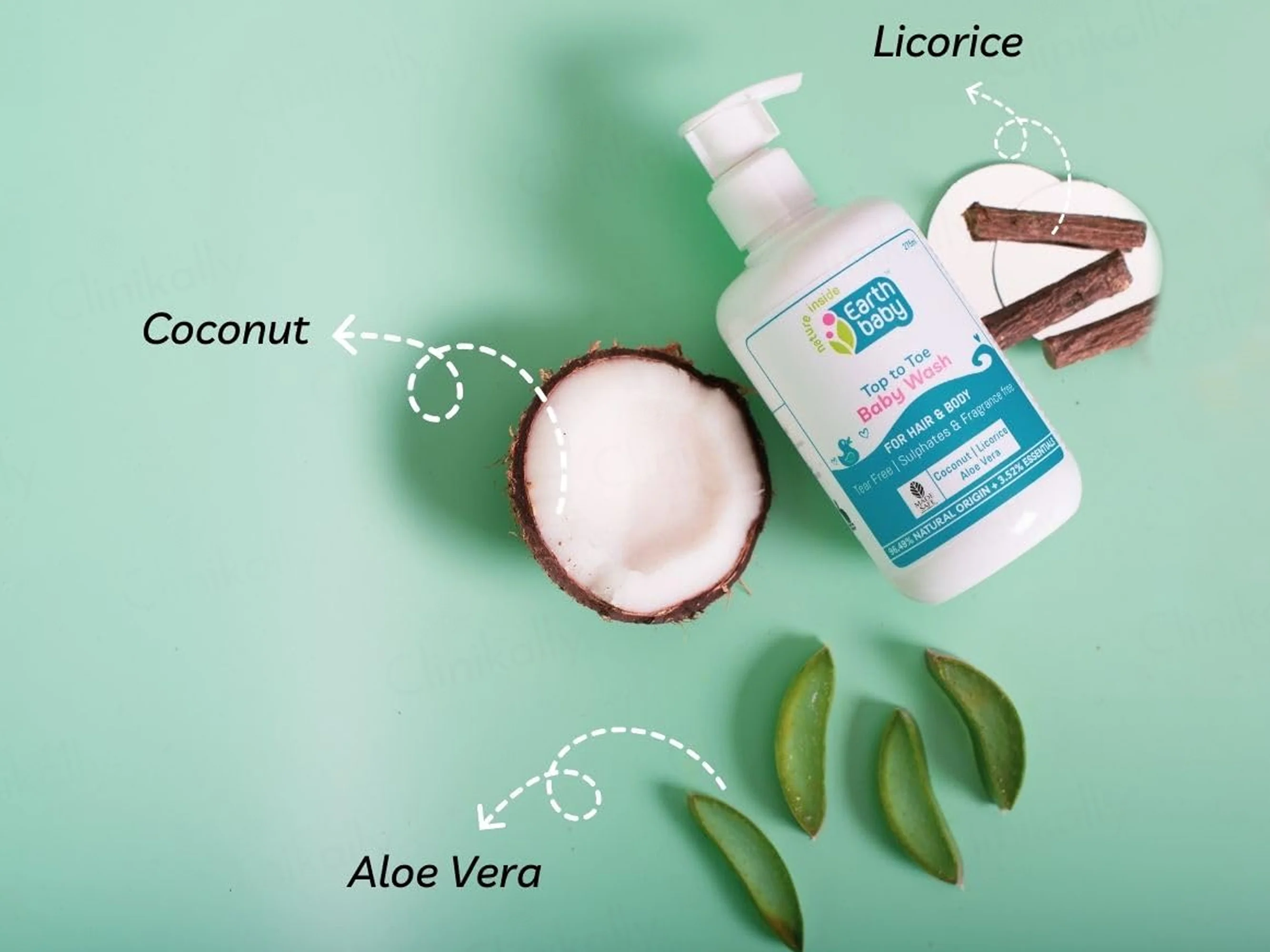 Earth Baby Top To Toe Baby Wash For Hair & Body - Image 3