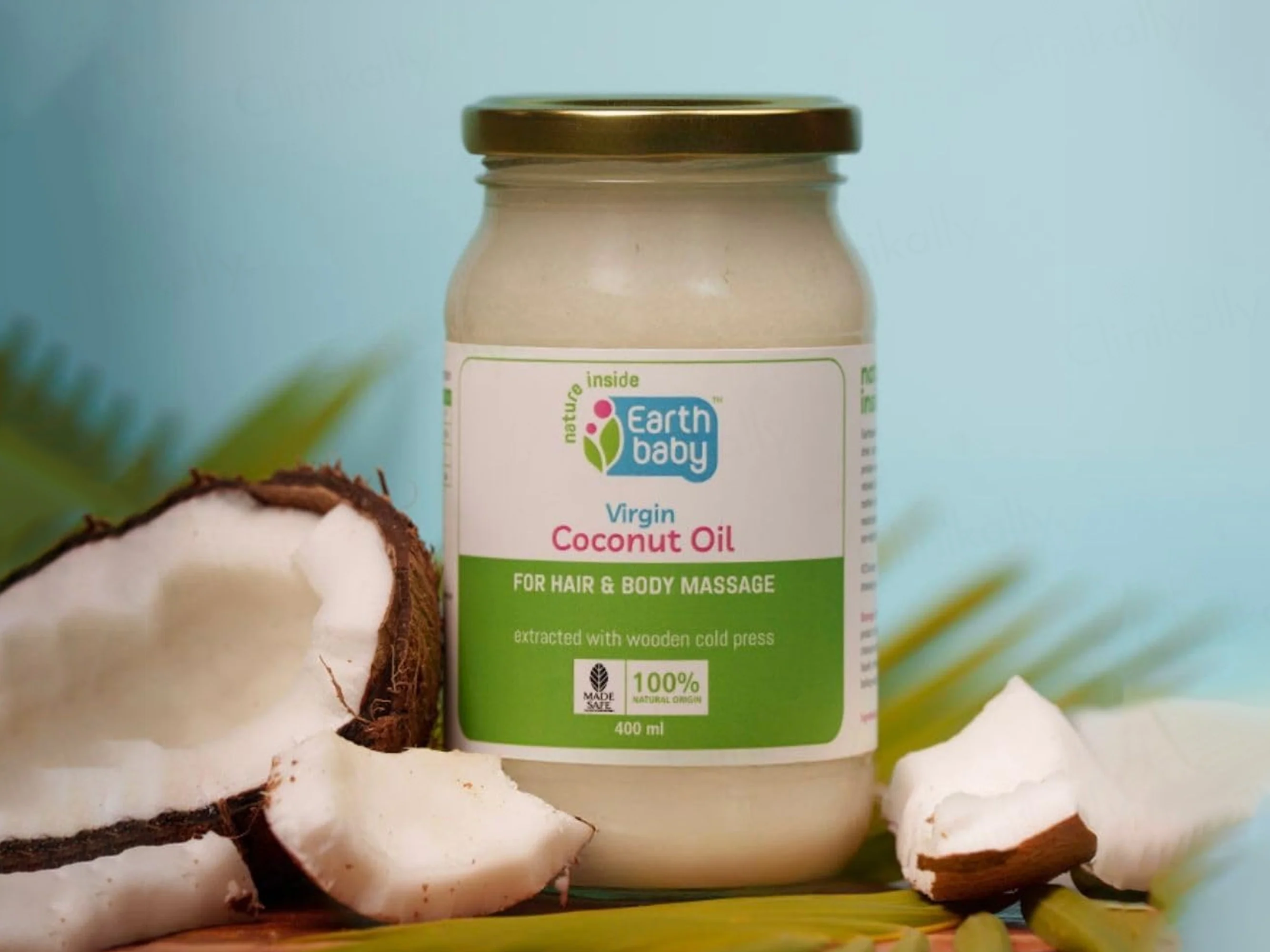 Earth Baby Virgin Coconut Oil For Hair & Body Massage - Image 2