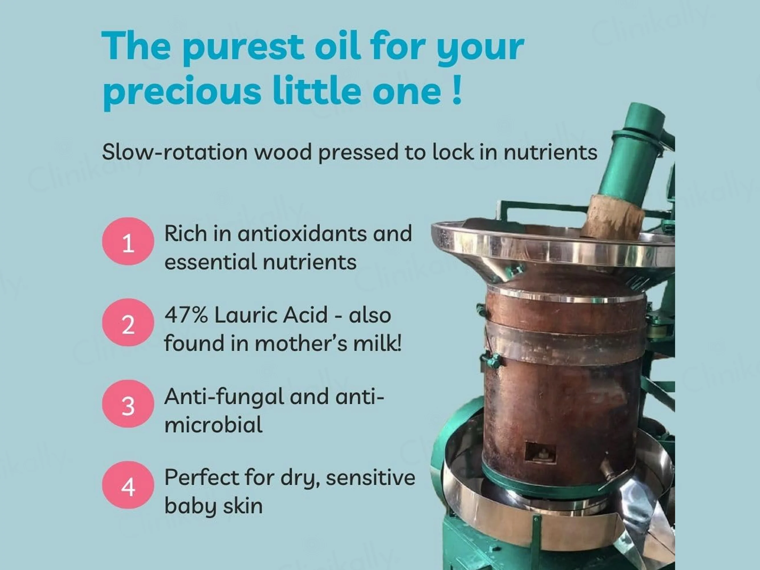 Earth Baby Virgin Coconut Oil For Hair & Body Massage - Image 3