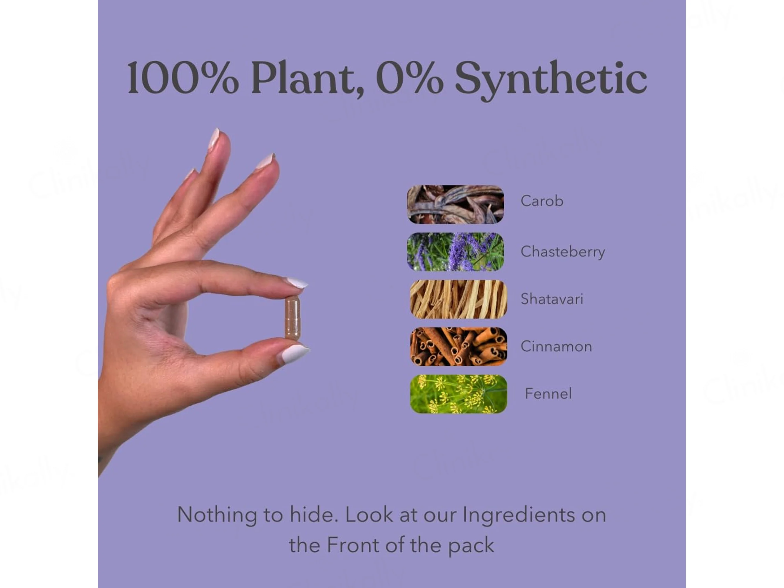 Earthful Her Support PCOS Nutraceutical Veg Capsule - Image 4