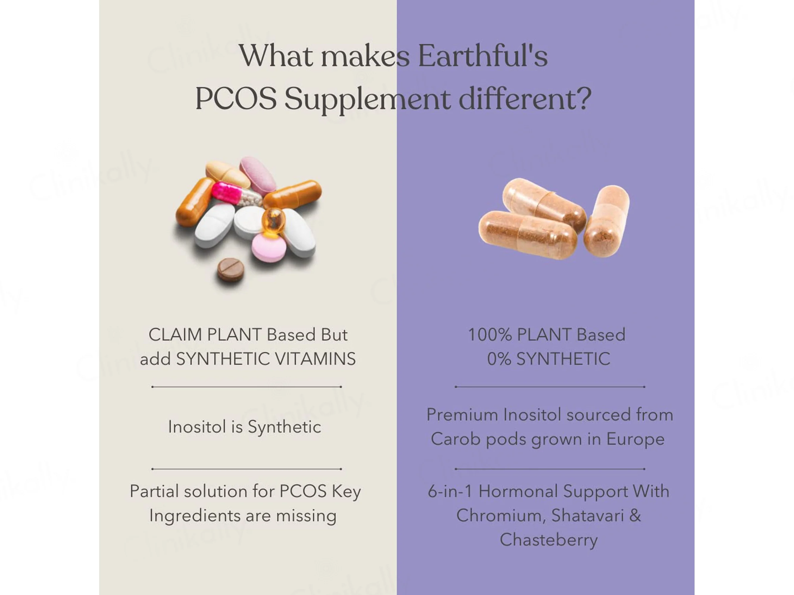 Earthful Her Support PCOS Nutraceutical Veg Capsule - Image 7