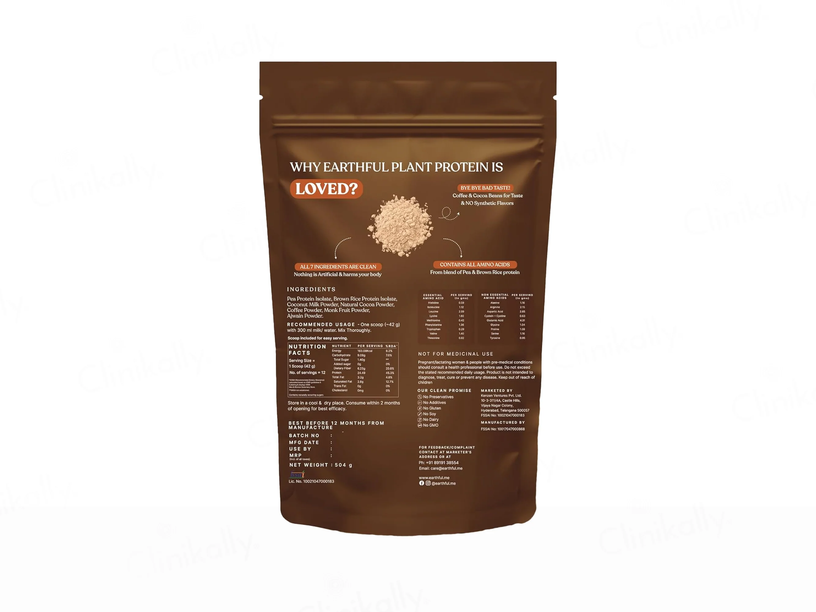 Earthful Honest Plant Protein Nutraceutical Powder - Image 11