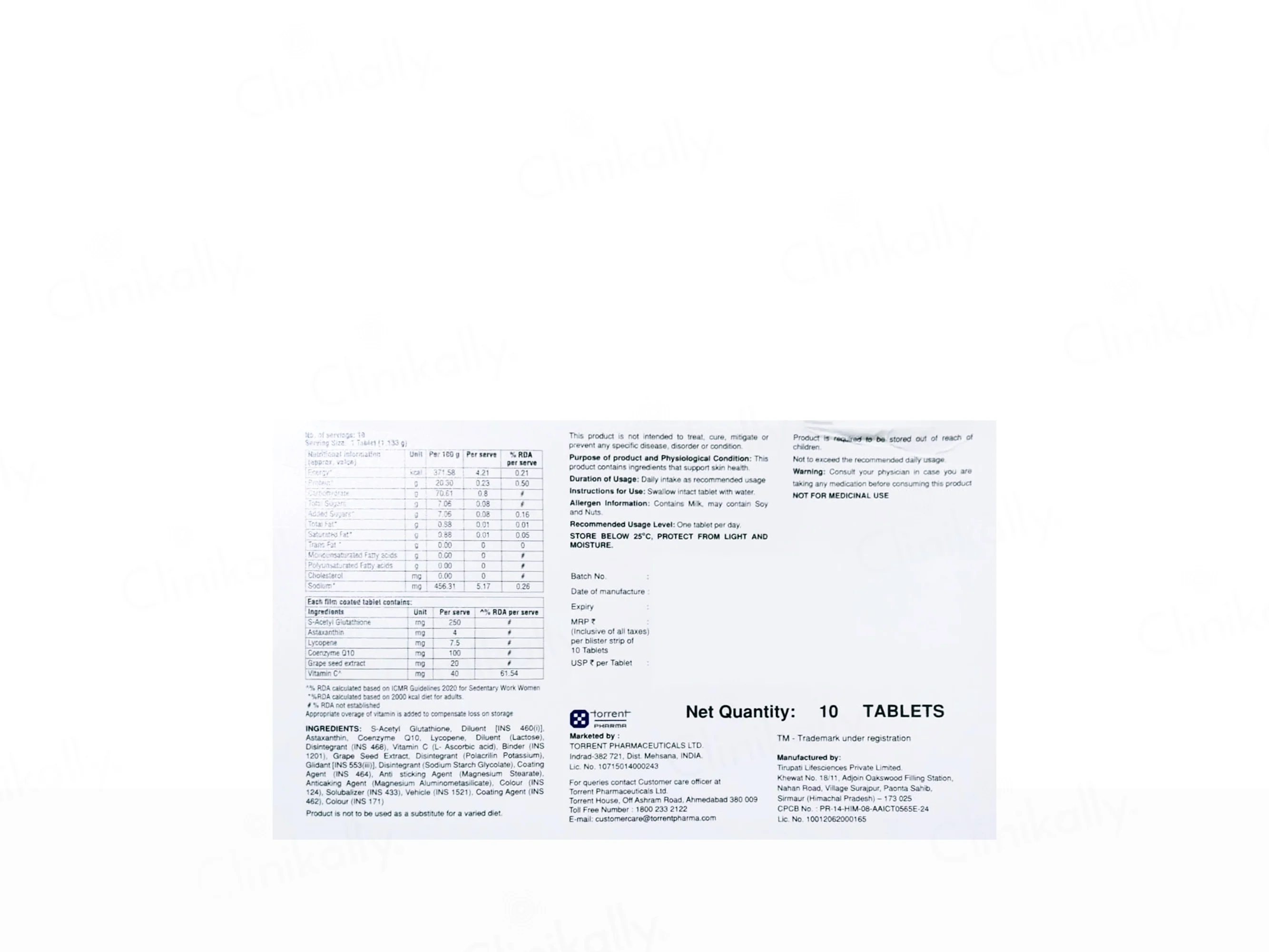 Ega Glow Nutraceutical Tablet - Image 2
