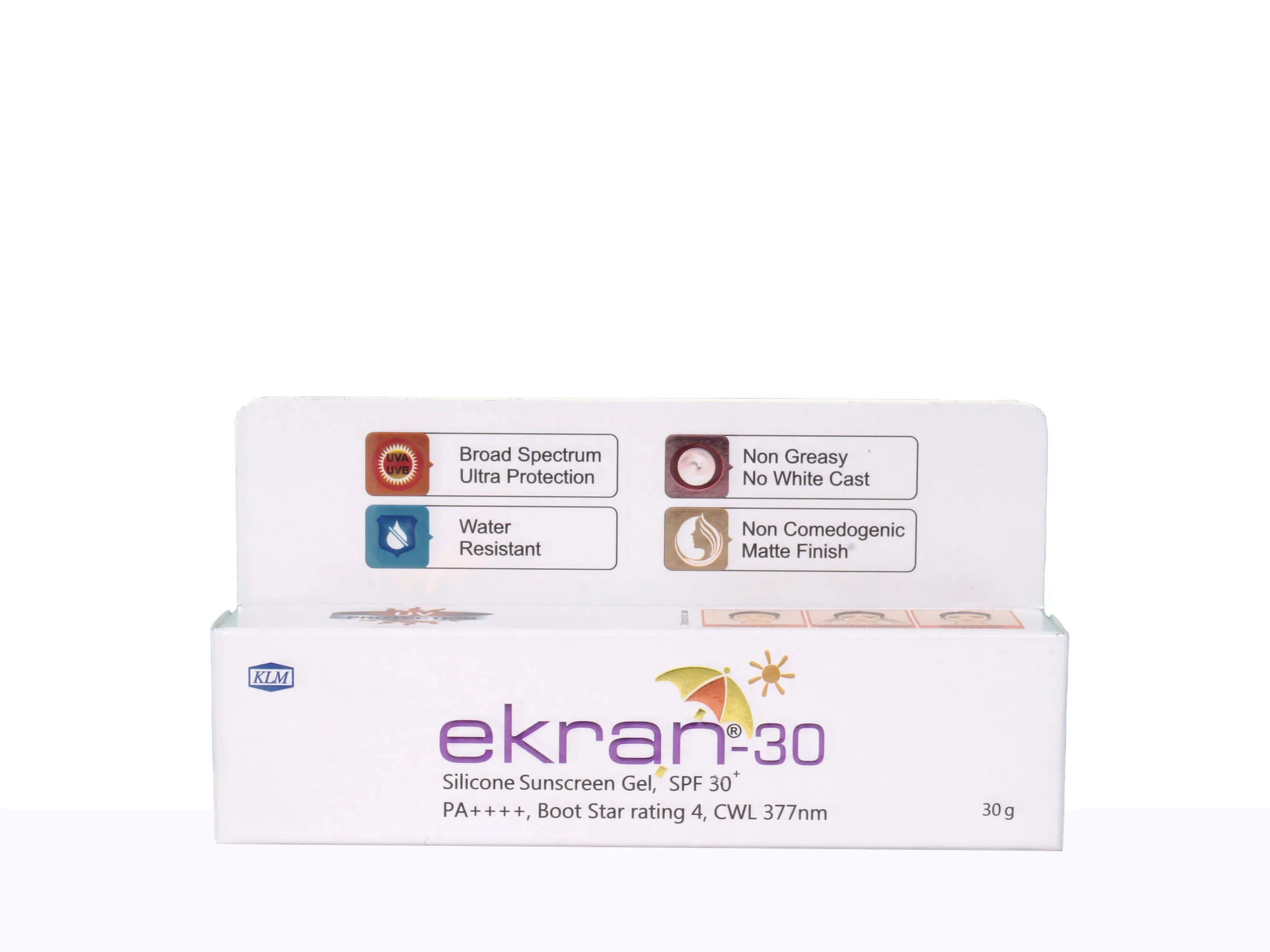 Ekran-30 Silicone Sunscreen Gel SPF 30+ PA++++ - Image 3