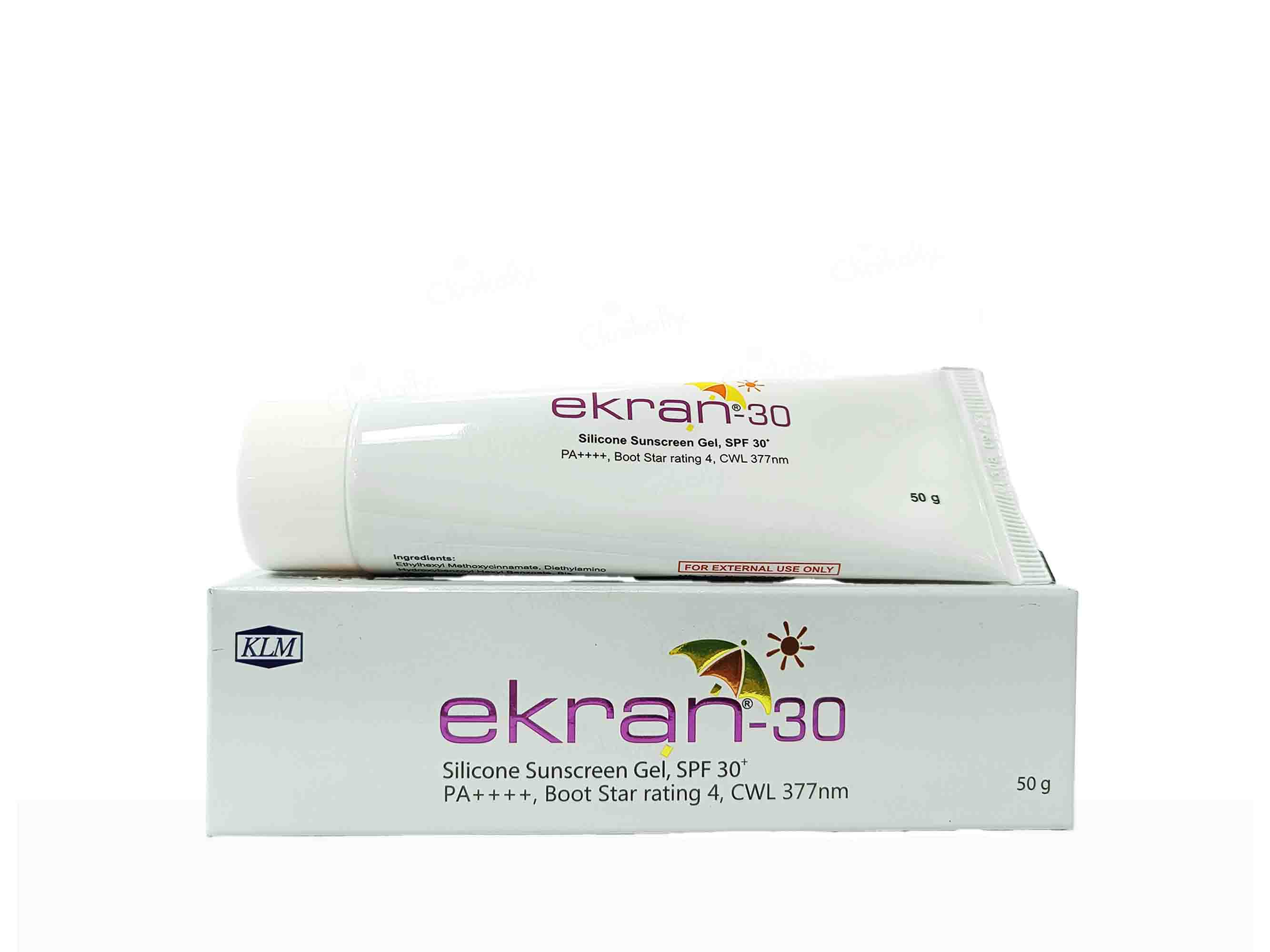 Ekran-30 Silicone Sunscreen Gel SPF 30+ PA++++ - Image 6