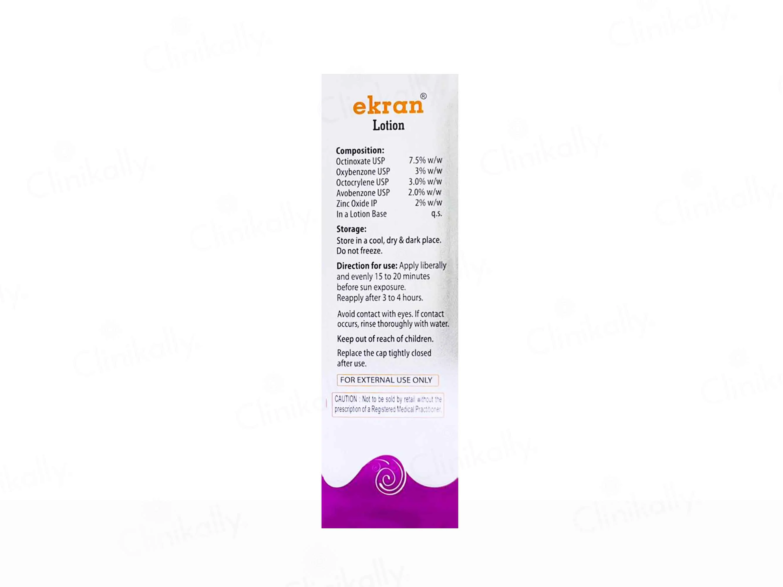 Ekran Sunscreen Lotion SPF 30 PA++ - Image 2