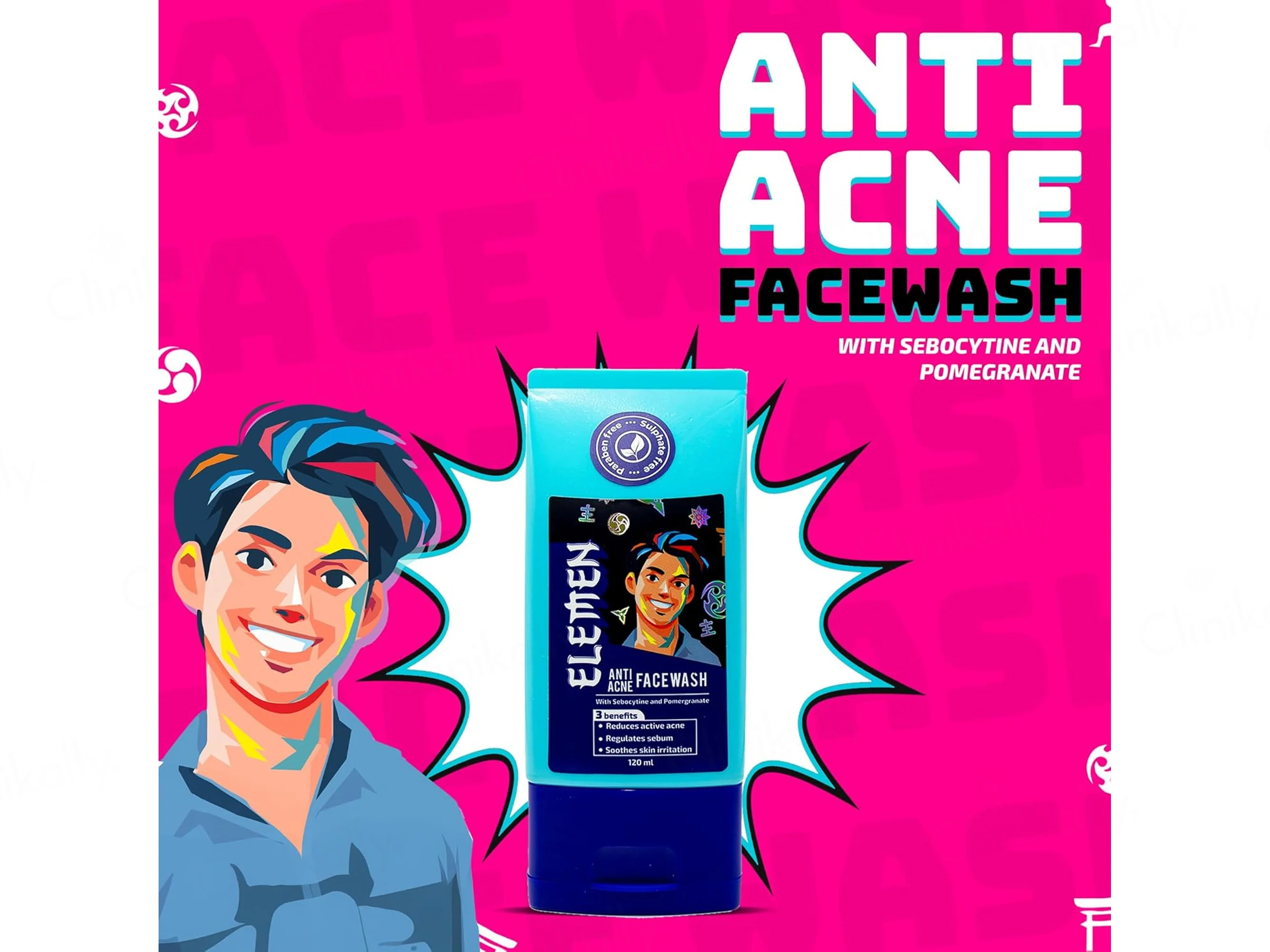 Elemen Anti Acne Face Wash - Image 2