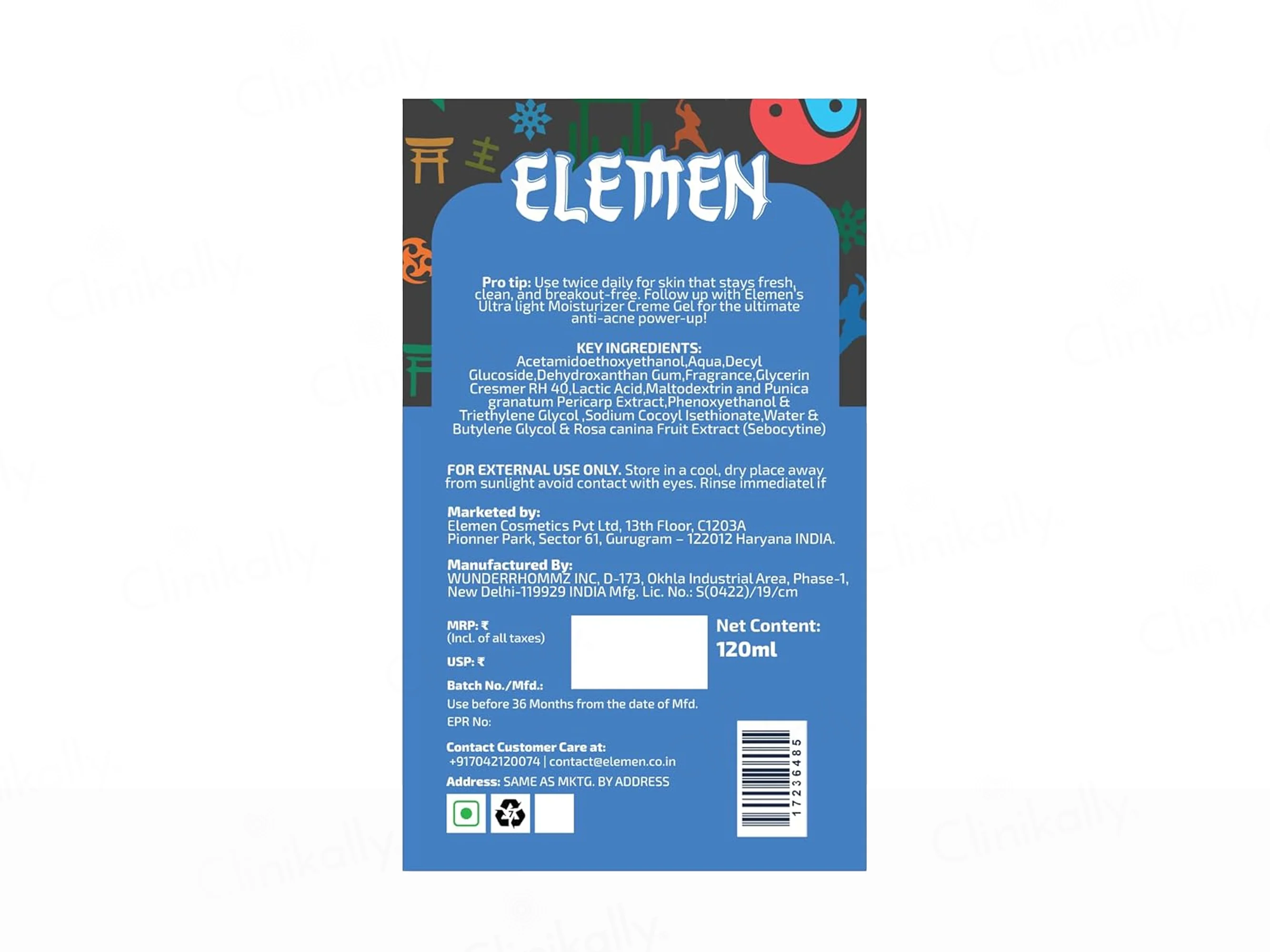 Elemen Anti Acne Face Wash - Image 6