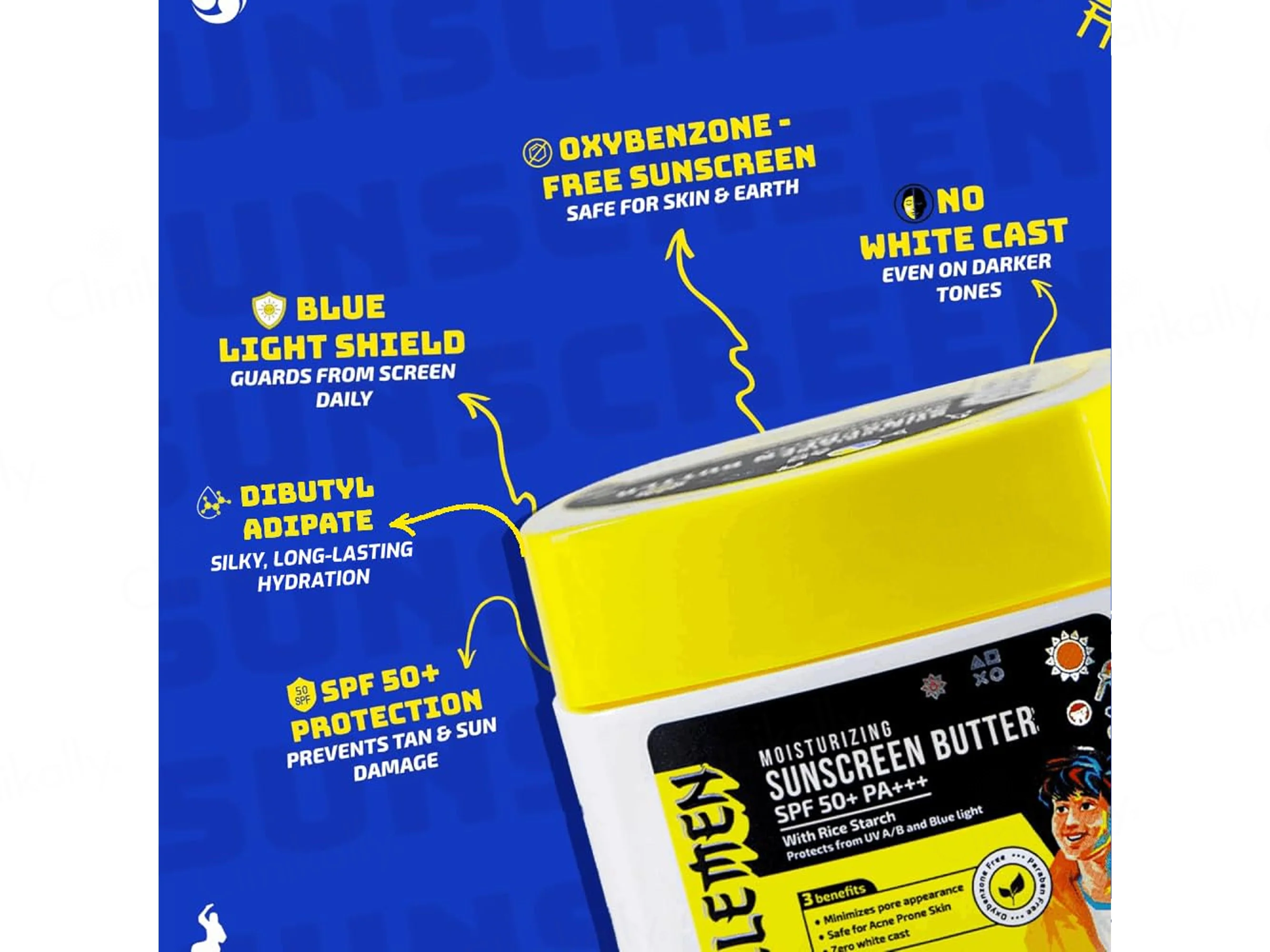 Elemen Moisturizing Sunscreen Butter SPF 50+ PA+++ - Image 3