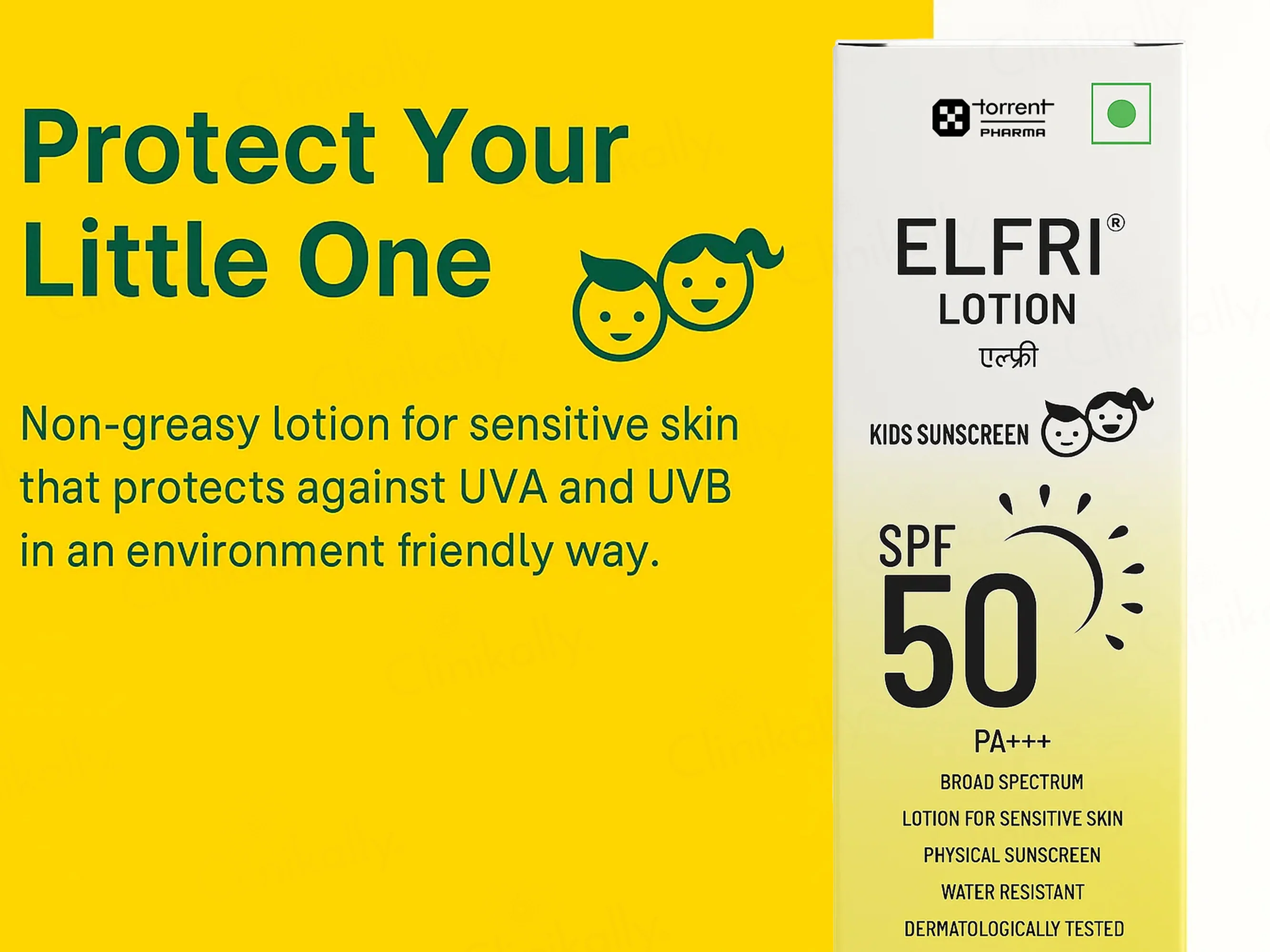 Elfri Kids Sunscreen Lotion SPF 50 PA+++ - Image 3