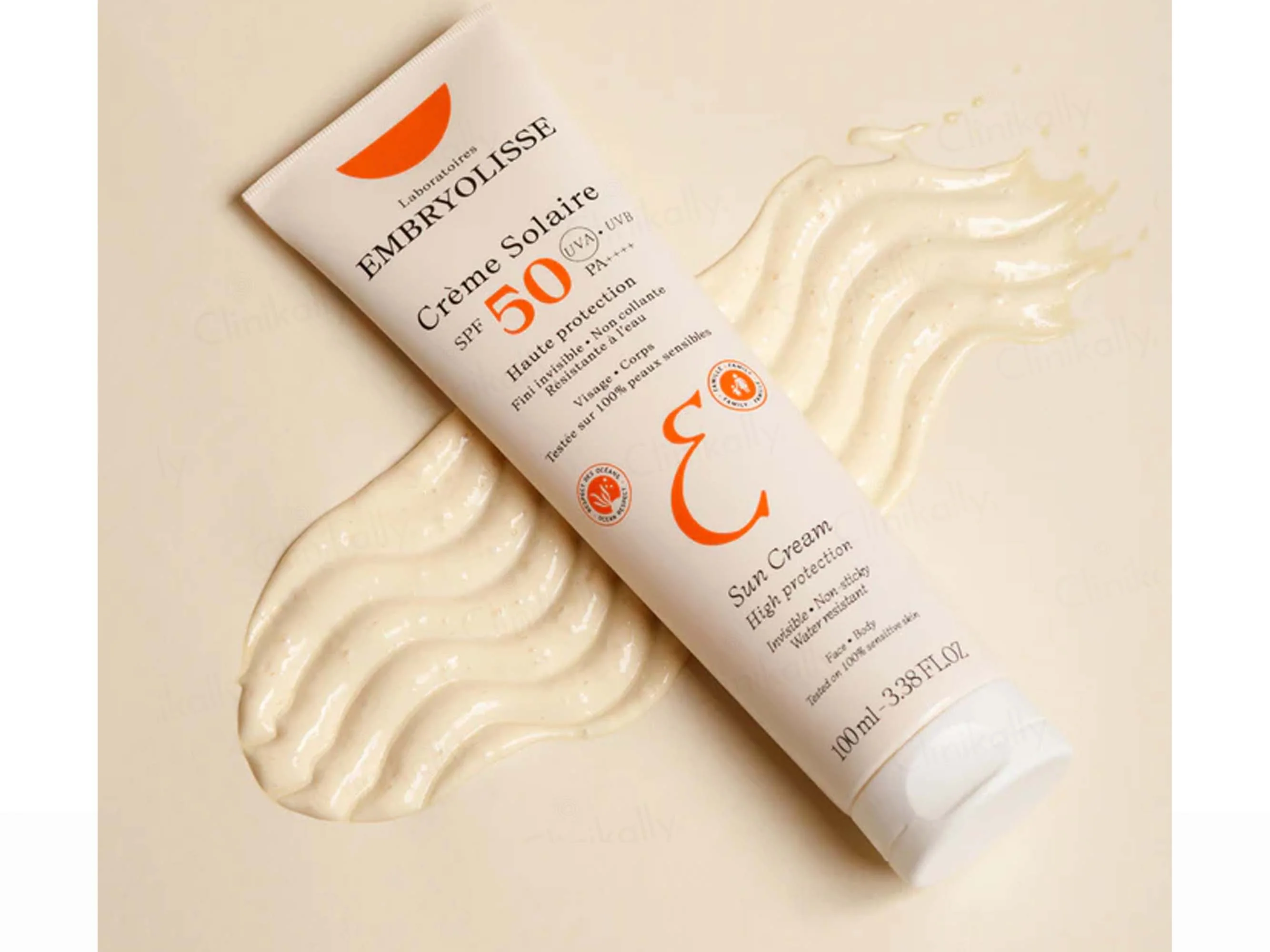 Embryolisse Crème Solaire Sun Cream SPF 50 PA++++ - Image 2