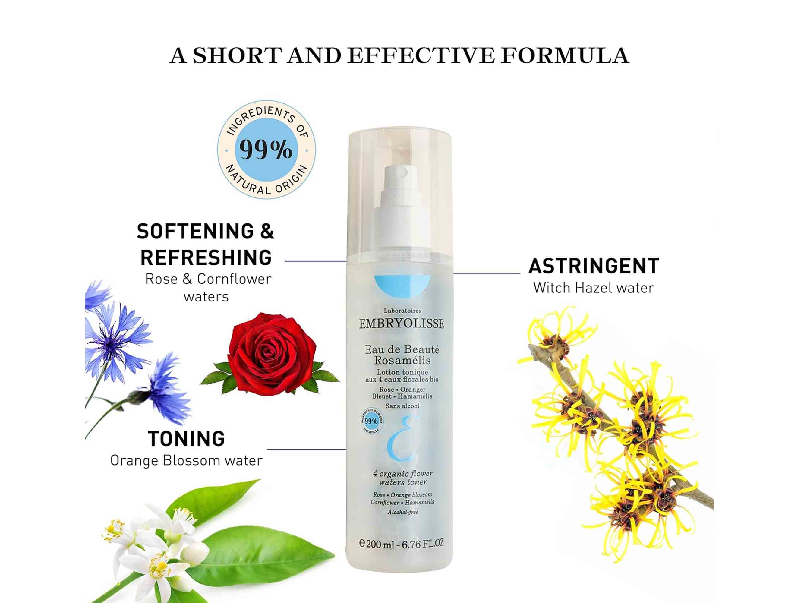 Embryolisse Eau De Beaute Rosamelis Face Toner - Image 2