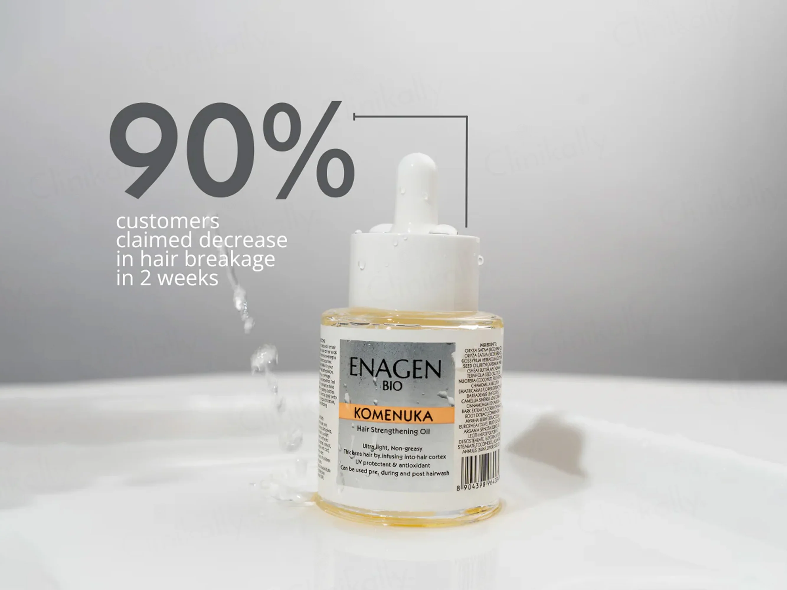 EnagenBio Komenuka Hair Strengthening Oil - Image 3