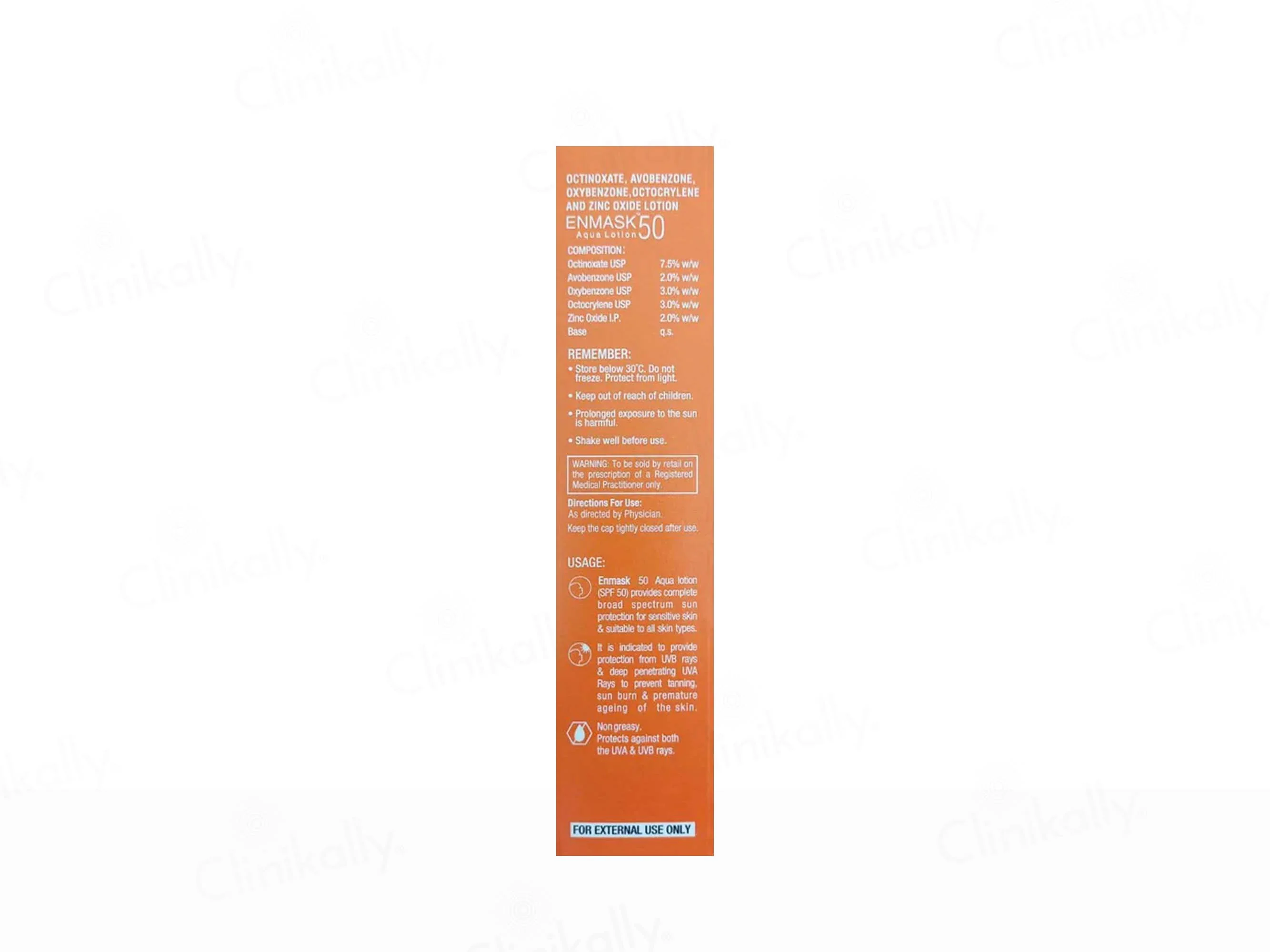 Enmask 50 Aqua Sunprotect Lotion SPF 50 - Image 3