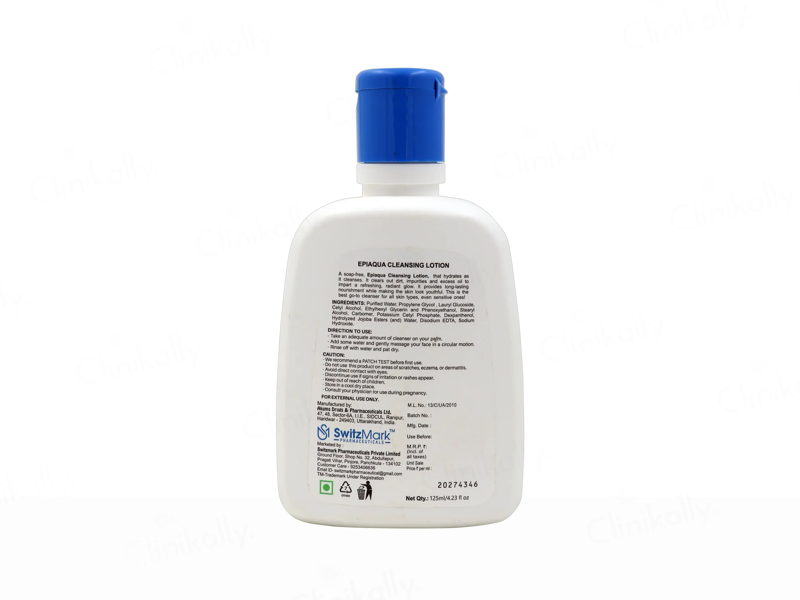 Epiaqua Cleansing Lotion For Dry To Normal Sensitive Skin - Image 7