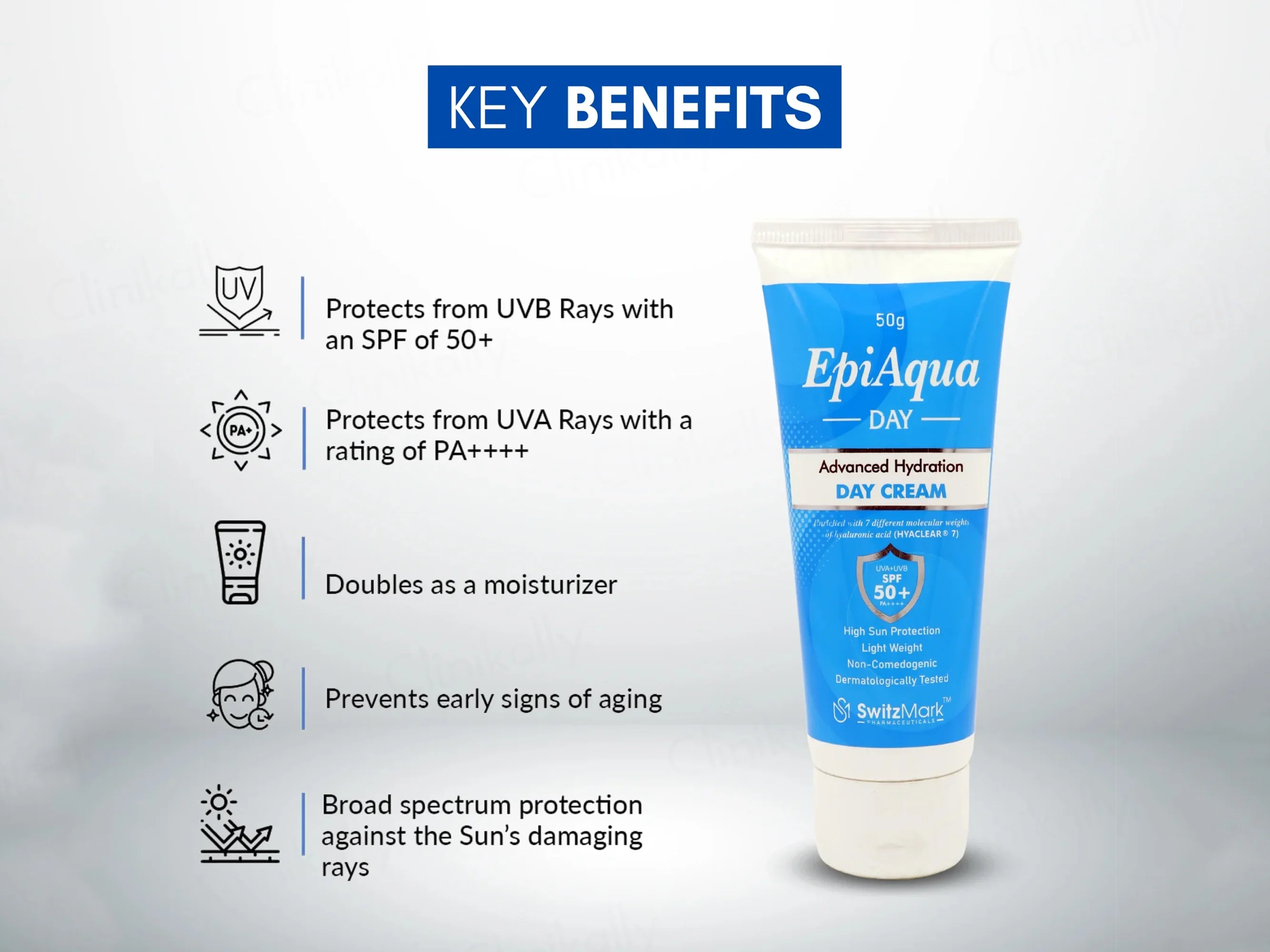 Epiaqua Day Advanced Hydration Cream SPF 50+ PA++++ - Image 2