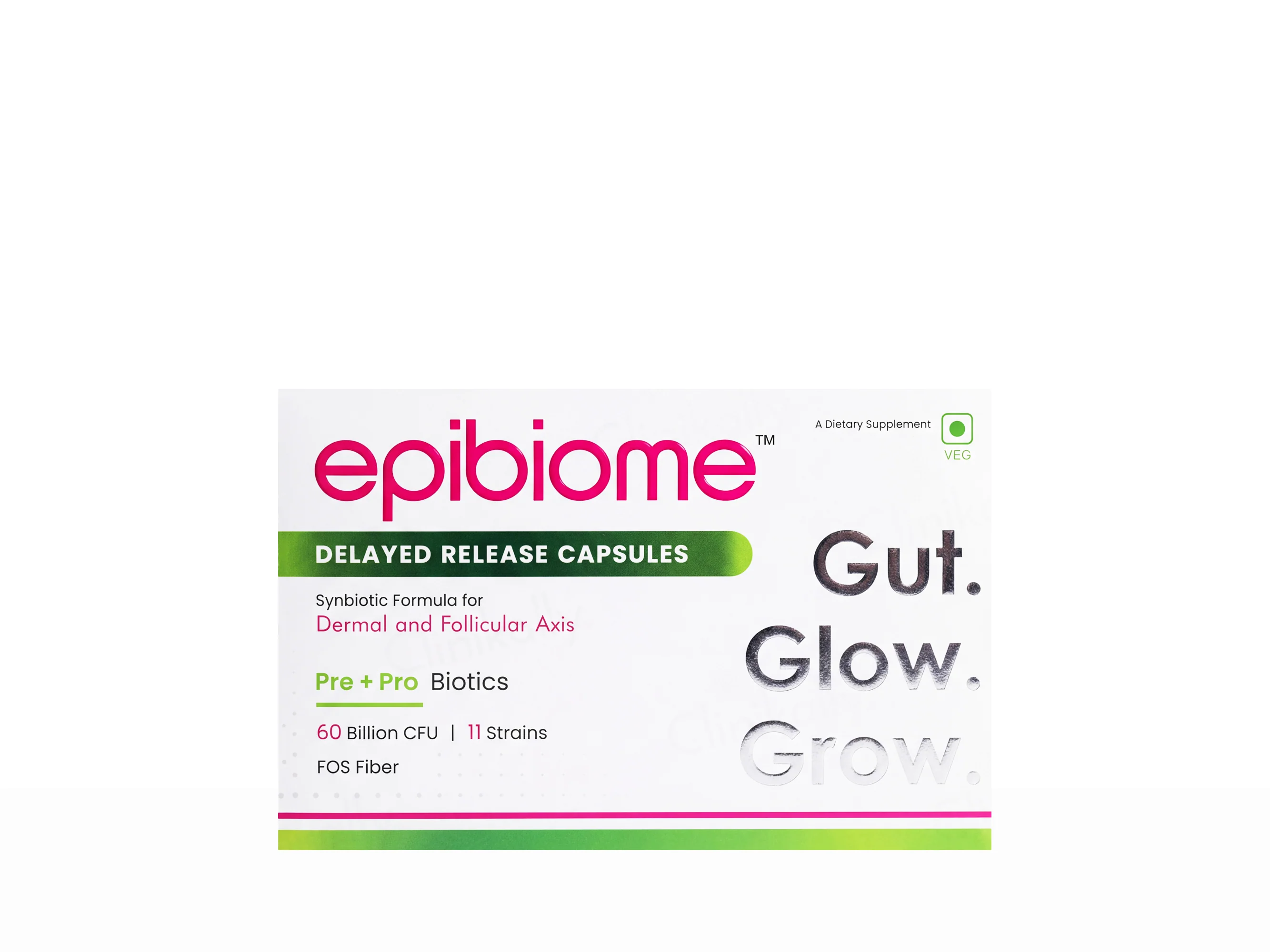 Epibiome Pre+Pro Biotics Dietary Supplement Capsule - Image 2