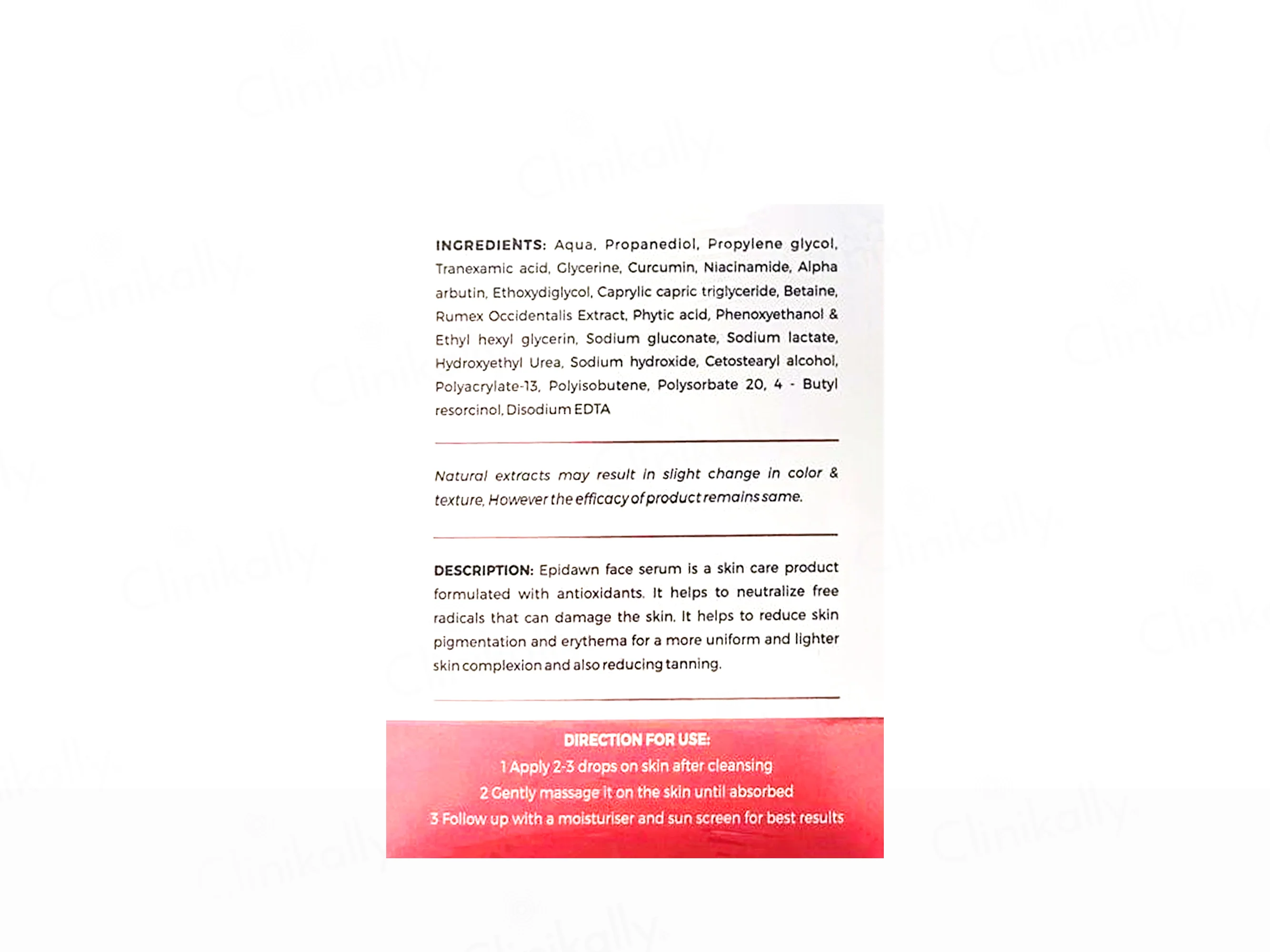 Epidawn Dark Spot Reducer Serum - Image 2