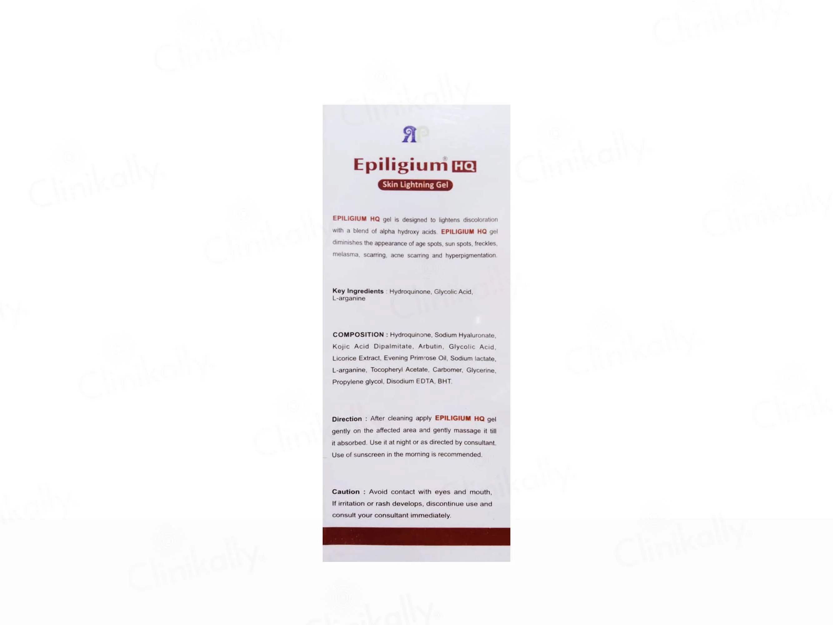 Epiligium HQ Skin Lightening Gel - Image 2